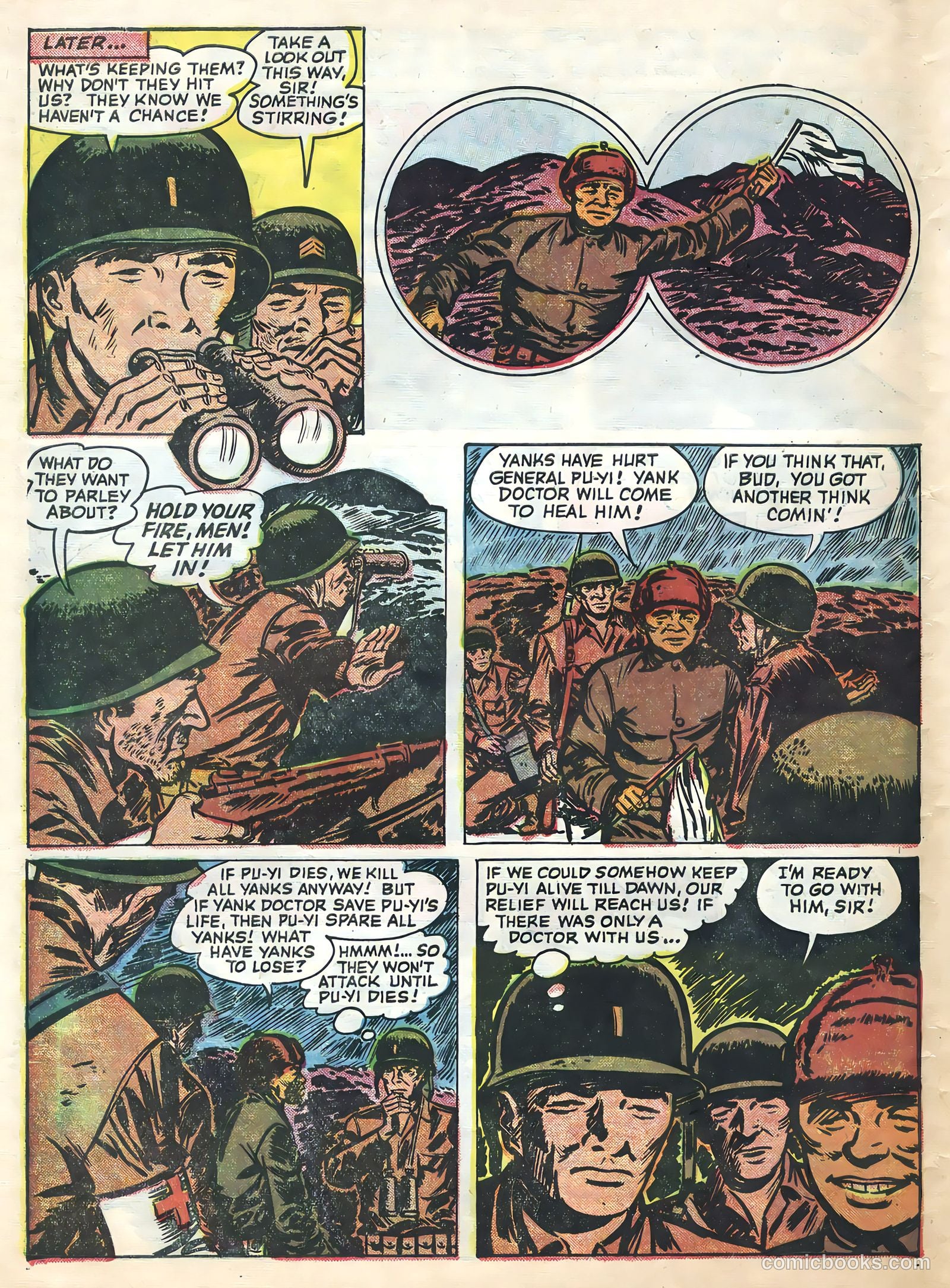 Soldier and Marine Comics #11 (1954) — page 30 of 36