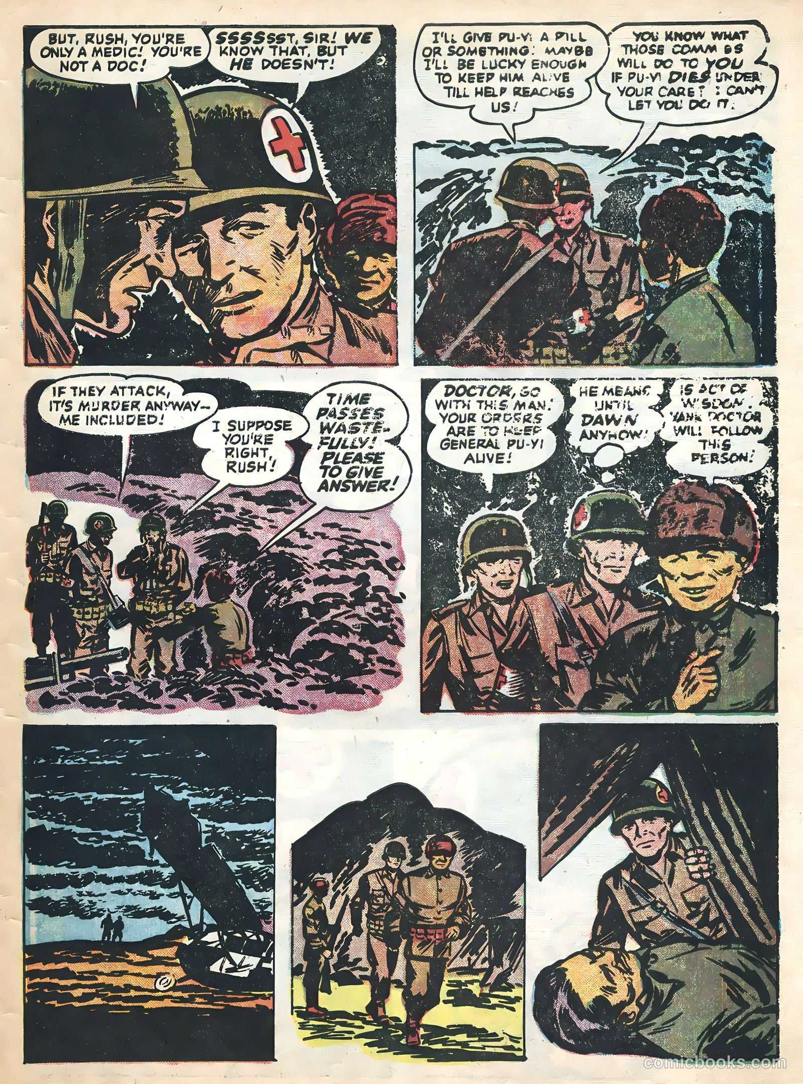 Soldier and Marine Comics #11 (1954) — page 31 of 36