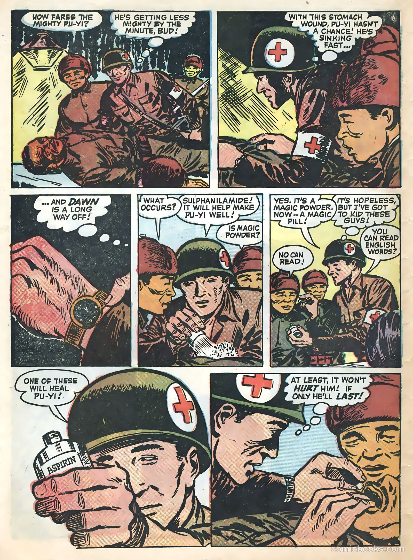 Soldier and Marine Comics #11 (1954) — page 32 of 36
