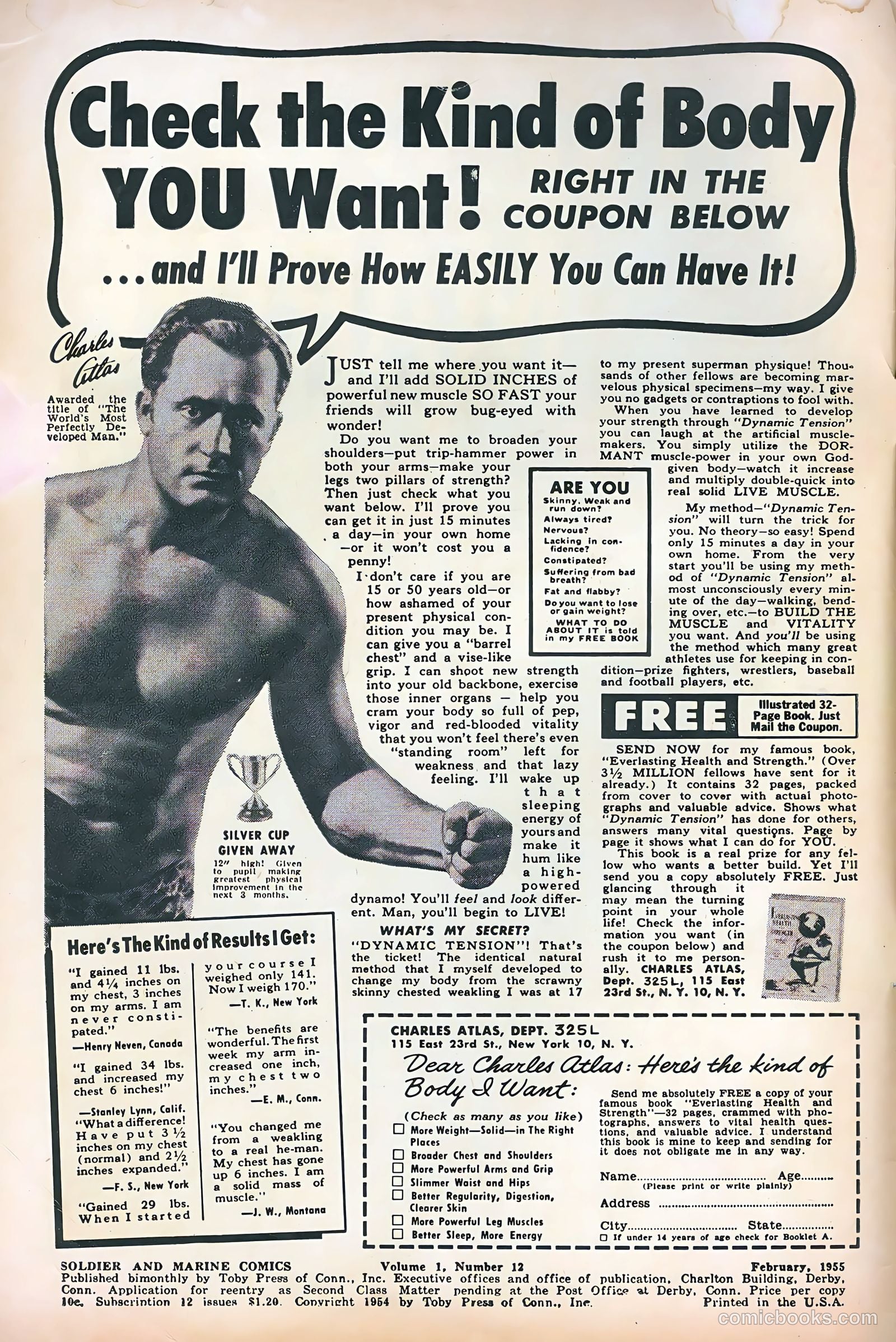 Soldier and Marine Comics #12 (1955) — page 2 of 35