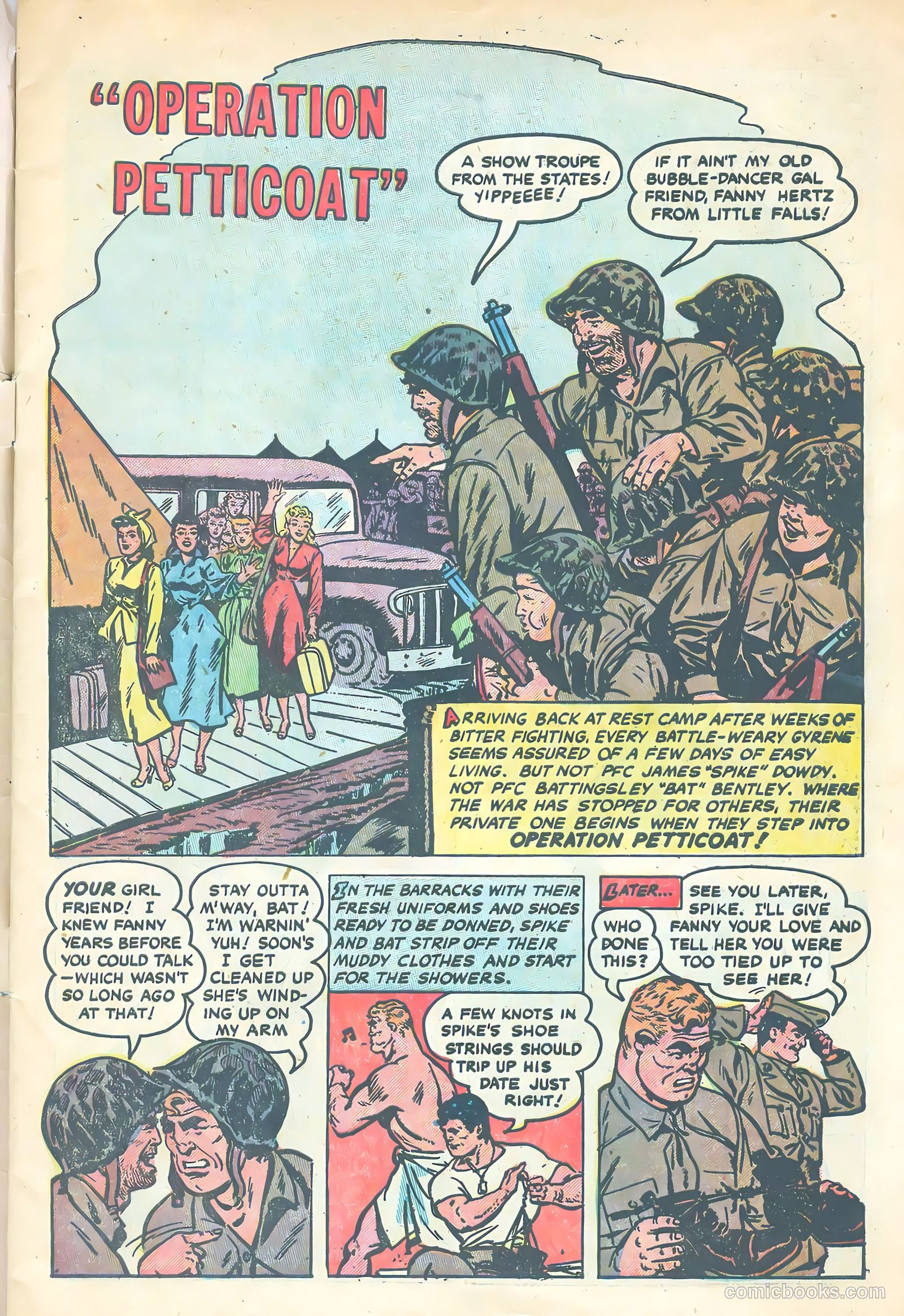 Soldier and Marine Comics #12 (1955) — page 3 of 35