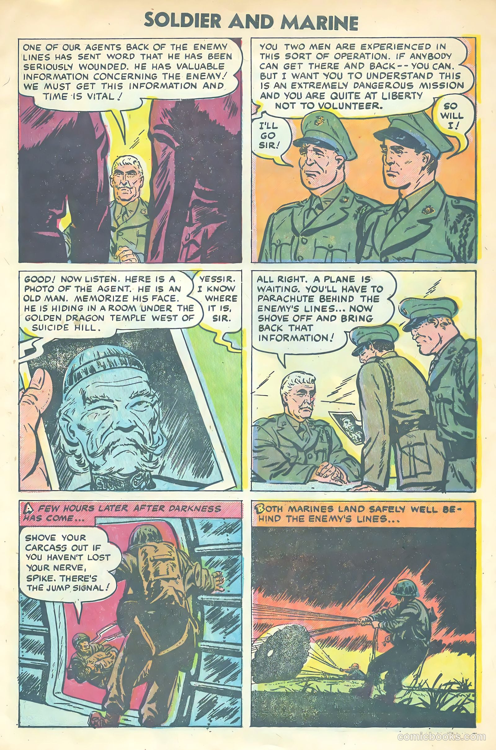 Soldier and Marine Comics #12 (1955) — page 5 of 35