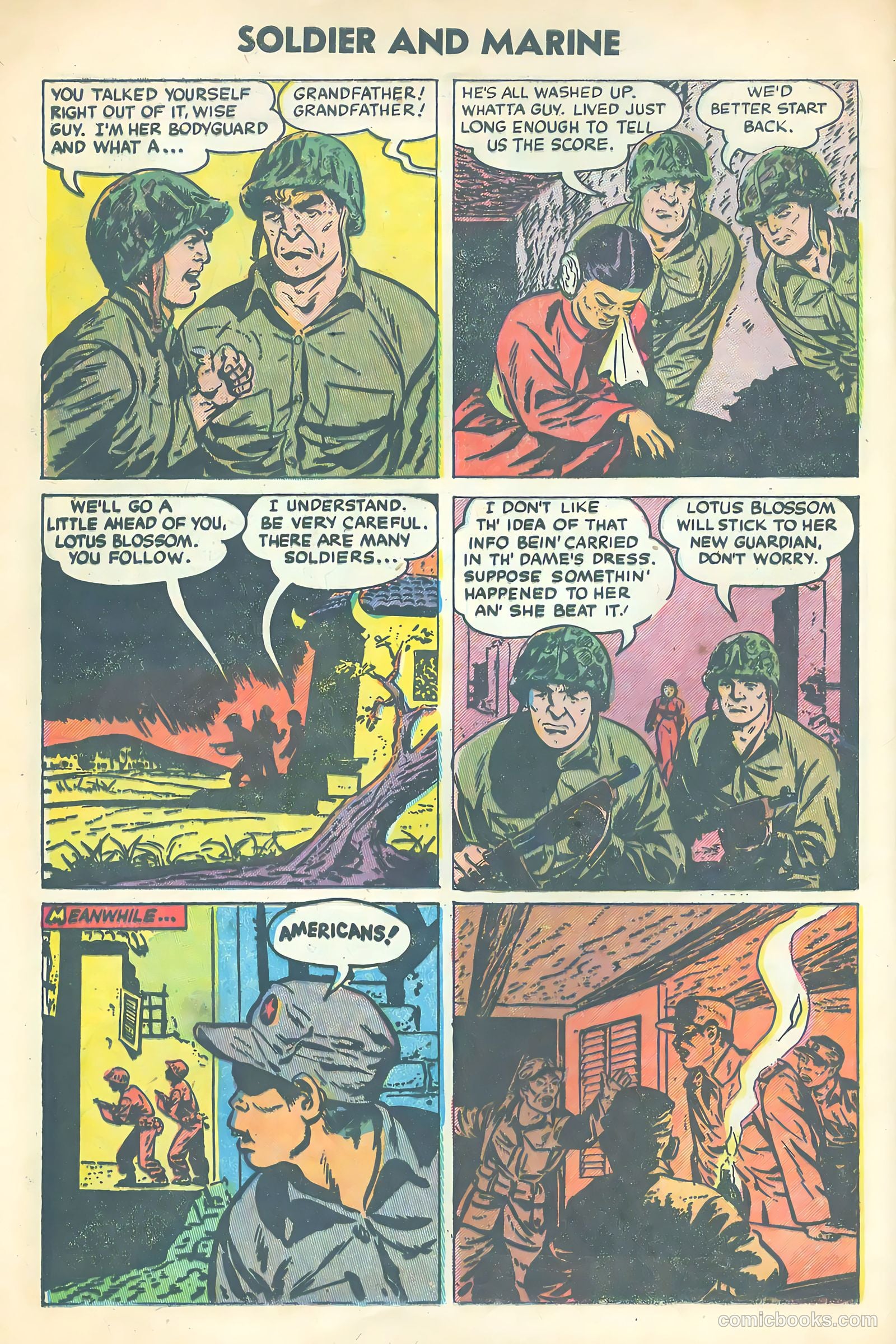 Soldier and Marine Comics #12 (1955) — page 8 of 35