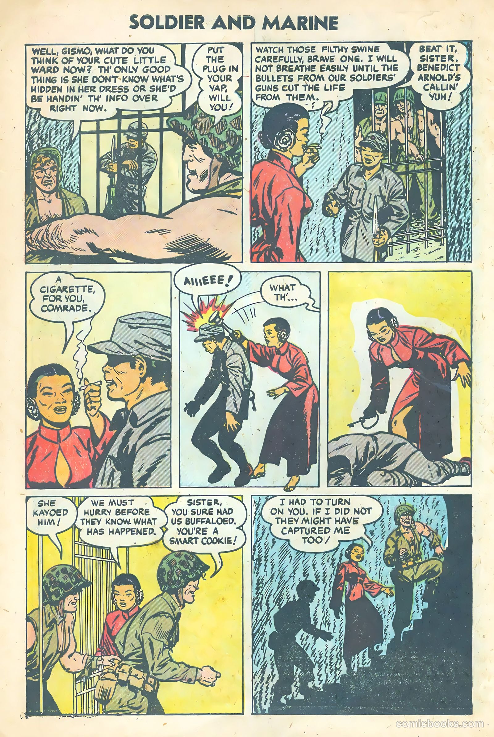 Soldier and Marine Comics #12 (1955) — page 10 of 35