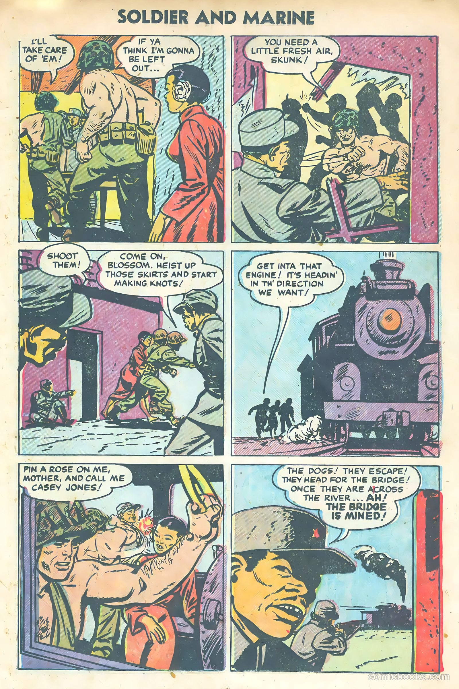 Soldier and Marine Comics #12 (1955) — page 11 of 35