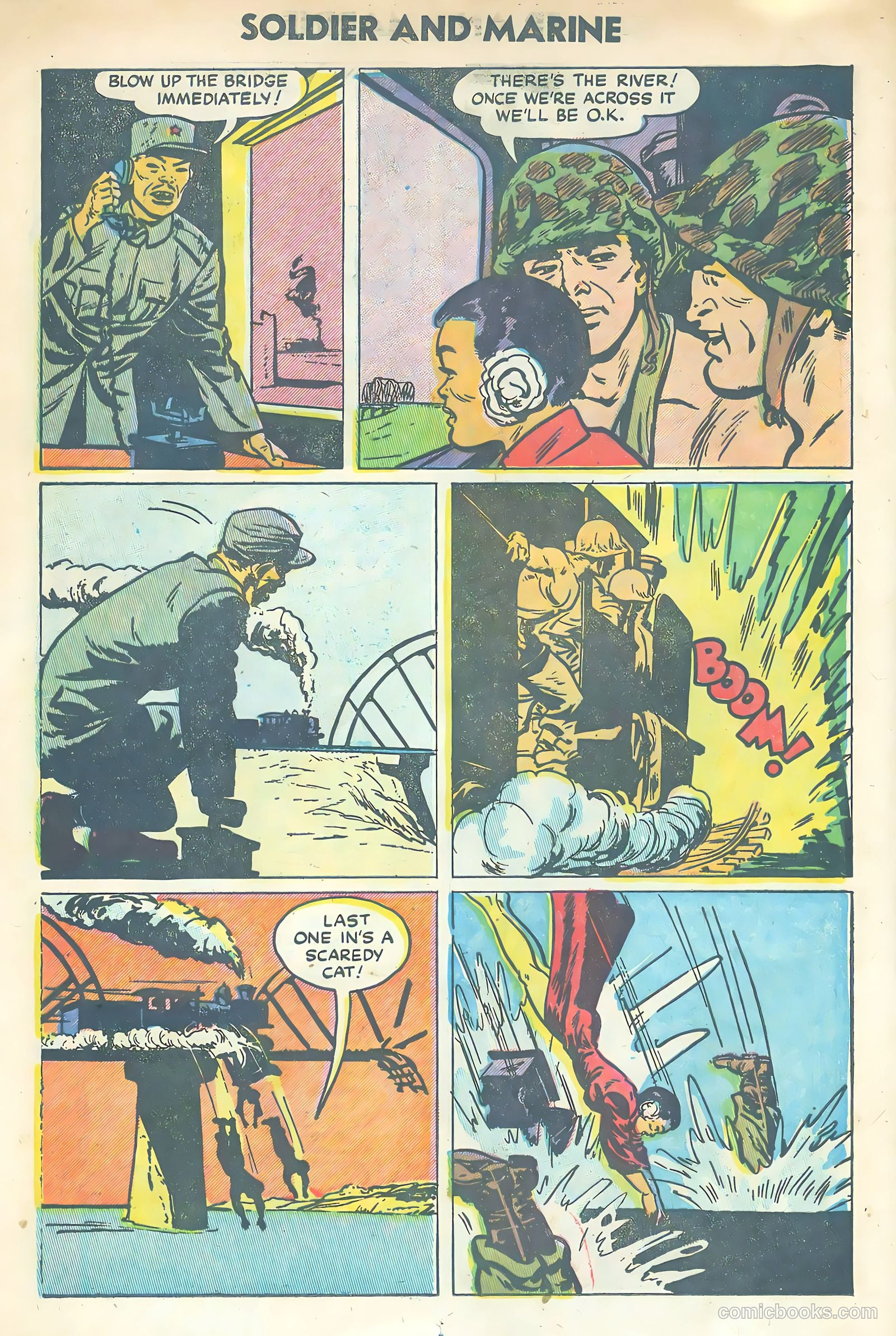 Soldier and Marine Comics #12 (1955) — page 12 of 35