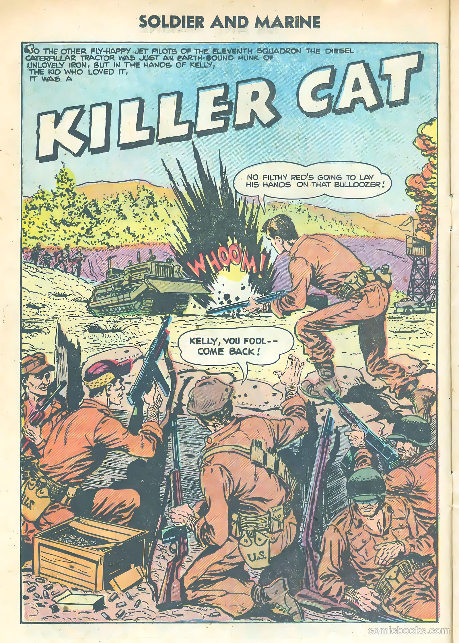 Soldier and Marine Comics #12 (1955) — page 14 of 35