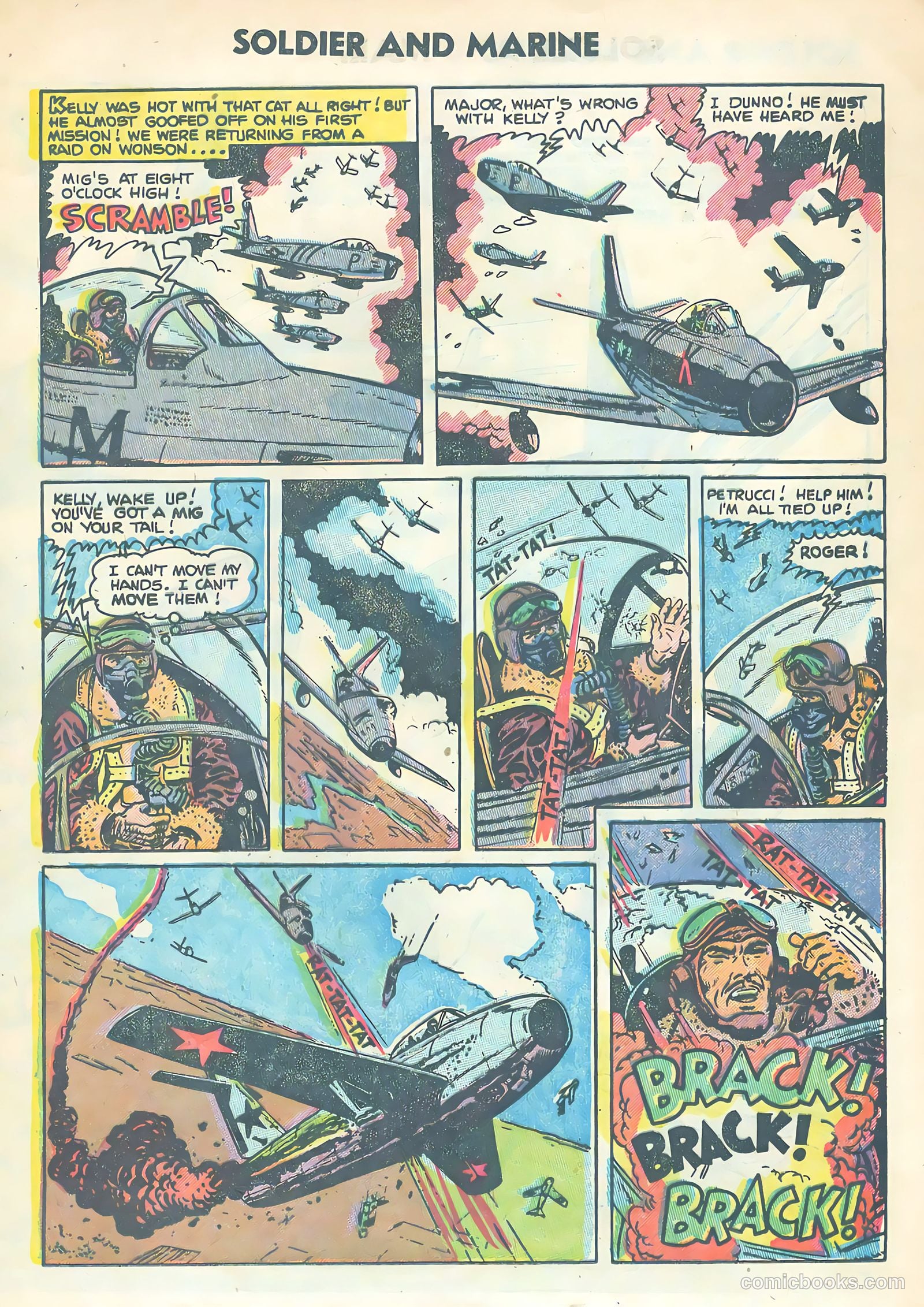 Soldier and Marine Comics #12 (1955) — page 17 of 35