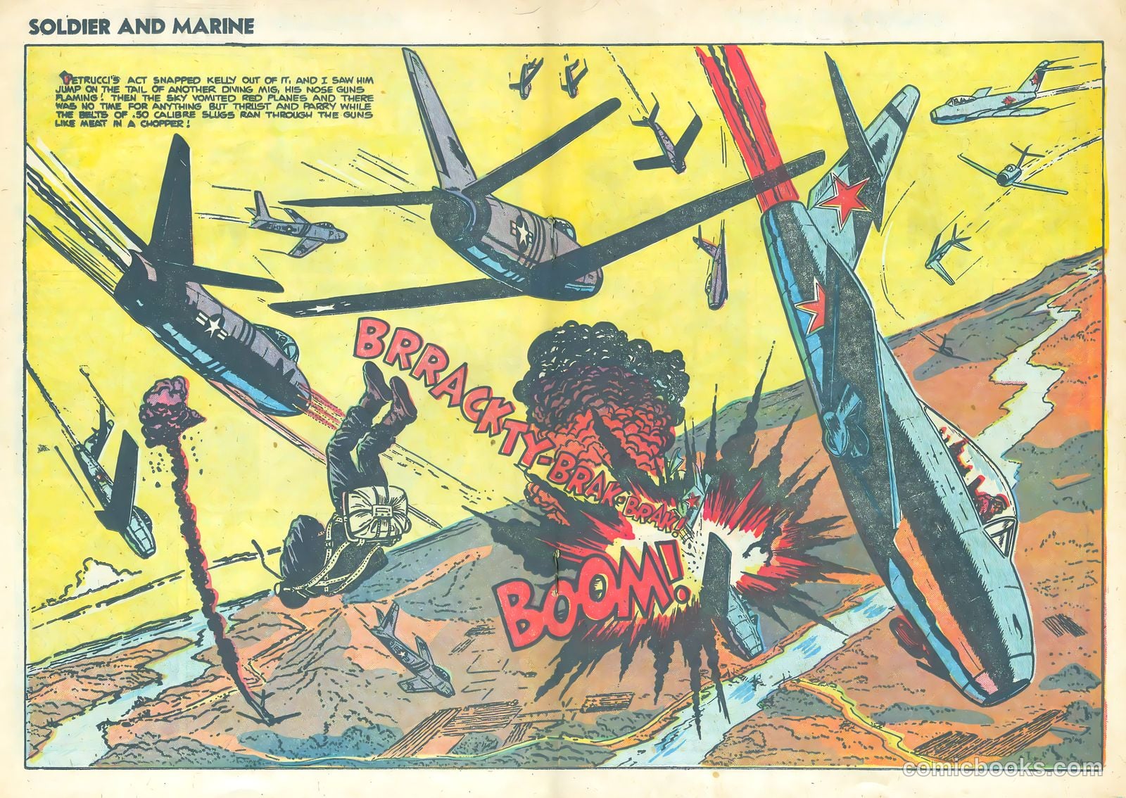 Soldier and Marine Comics #12 (1955) — page 18 of 35
