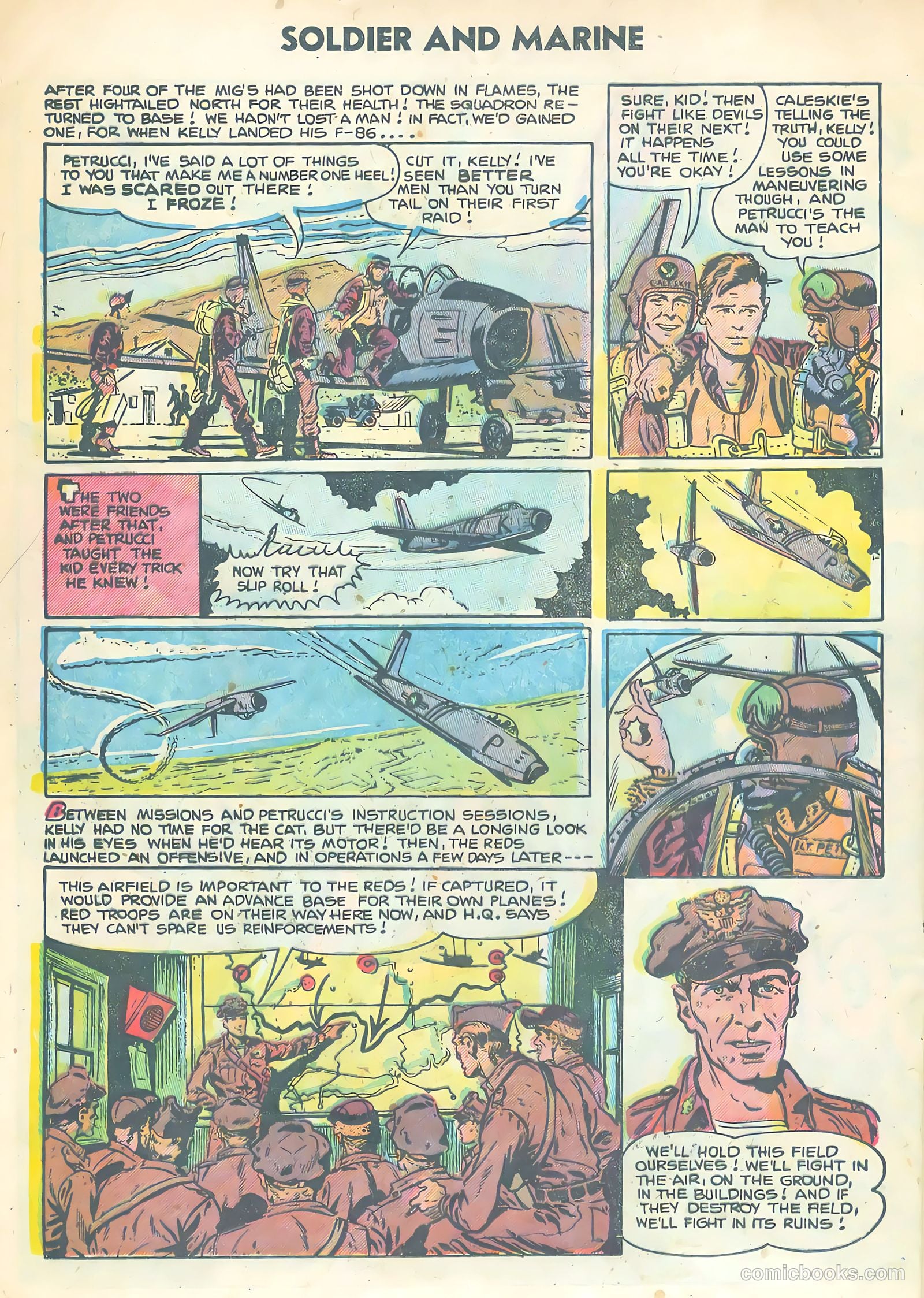 Soldier and Marine Comics #12 (1955) — page 19 of 35