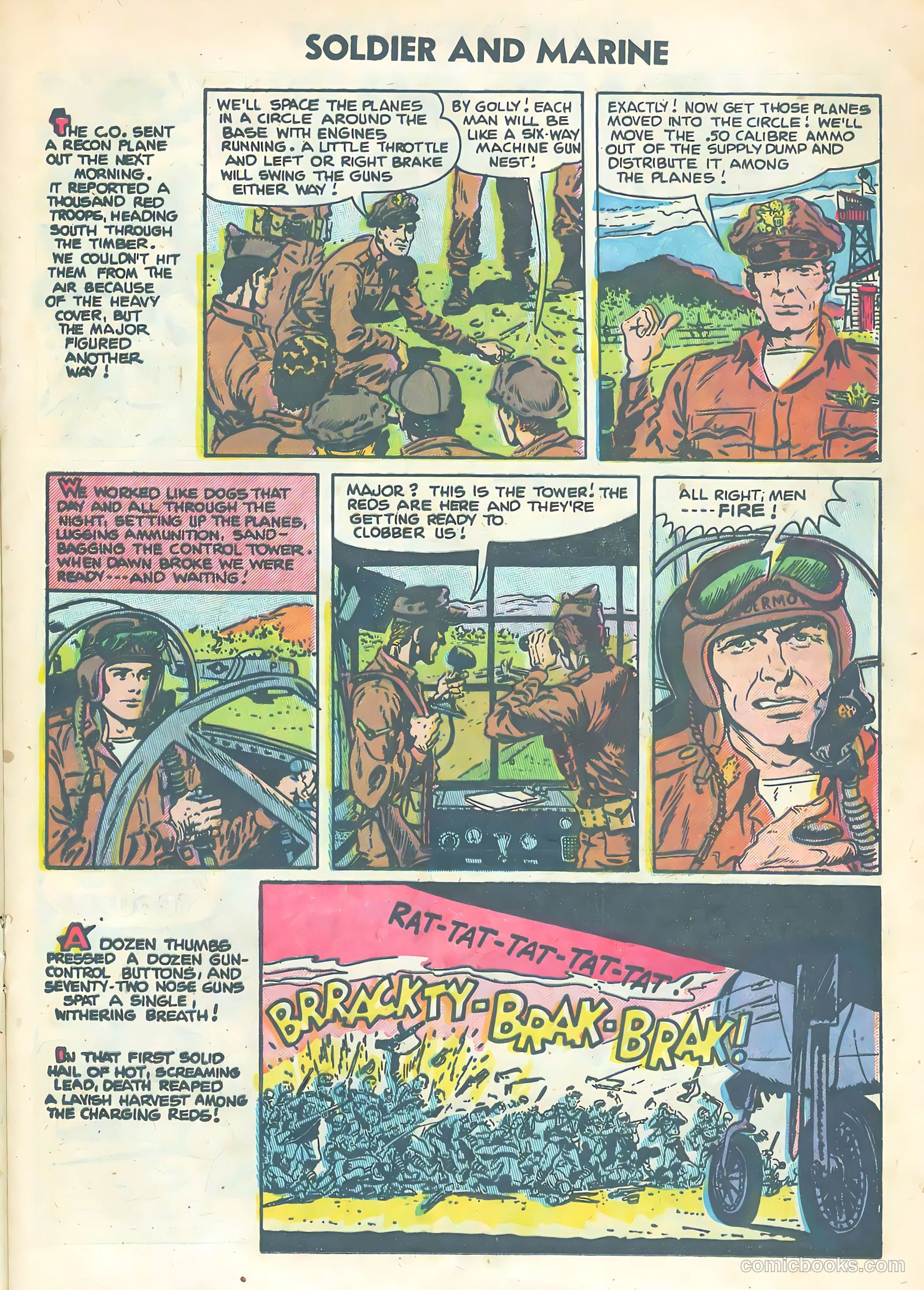 Soldier and Marine Comics #12 (1955) — page 20 of 35