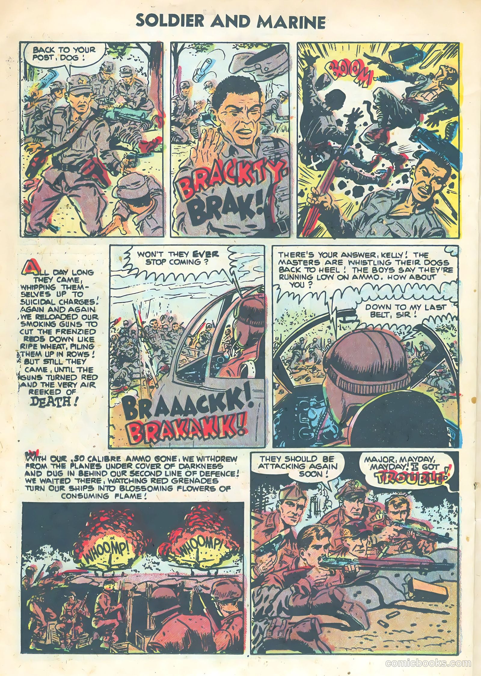Soldier and Marine Comics #12 (1955) — page 21 of 35