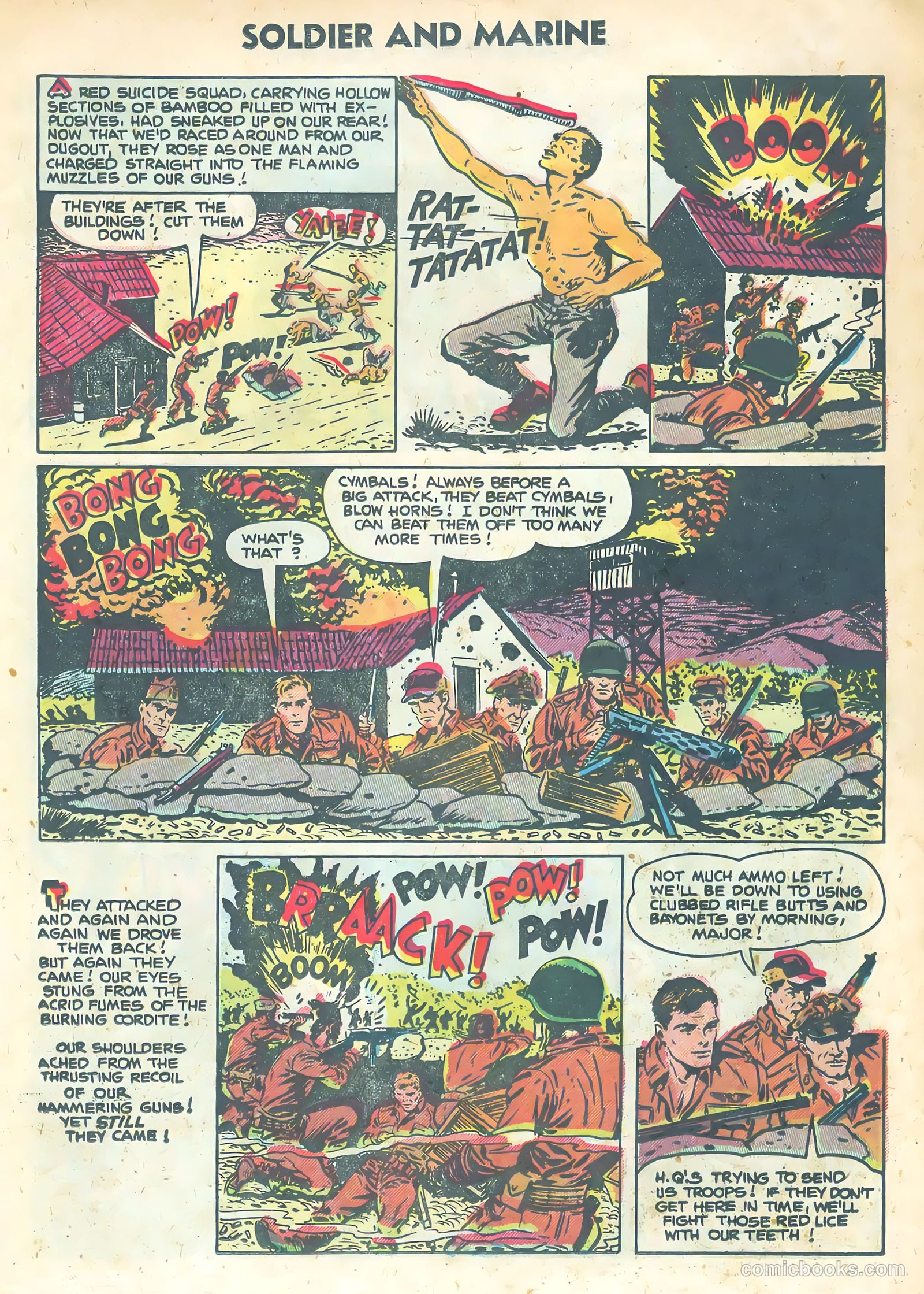 Soldier and Marine Comics #12 (1955) — page 22 of 35
