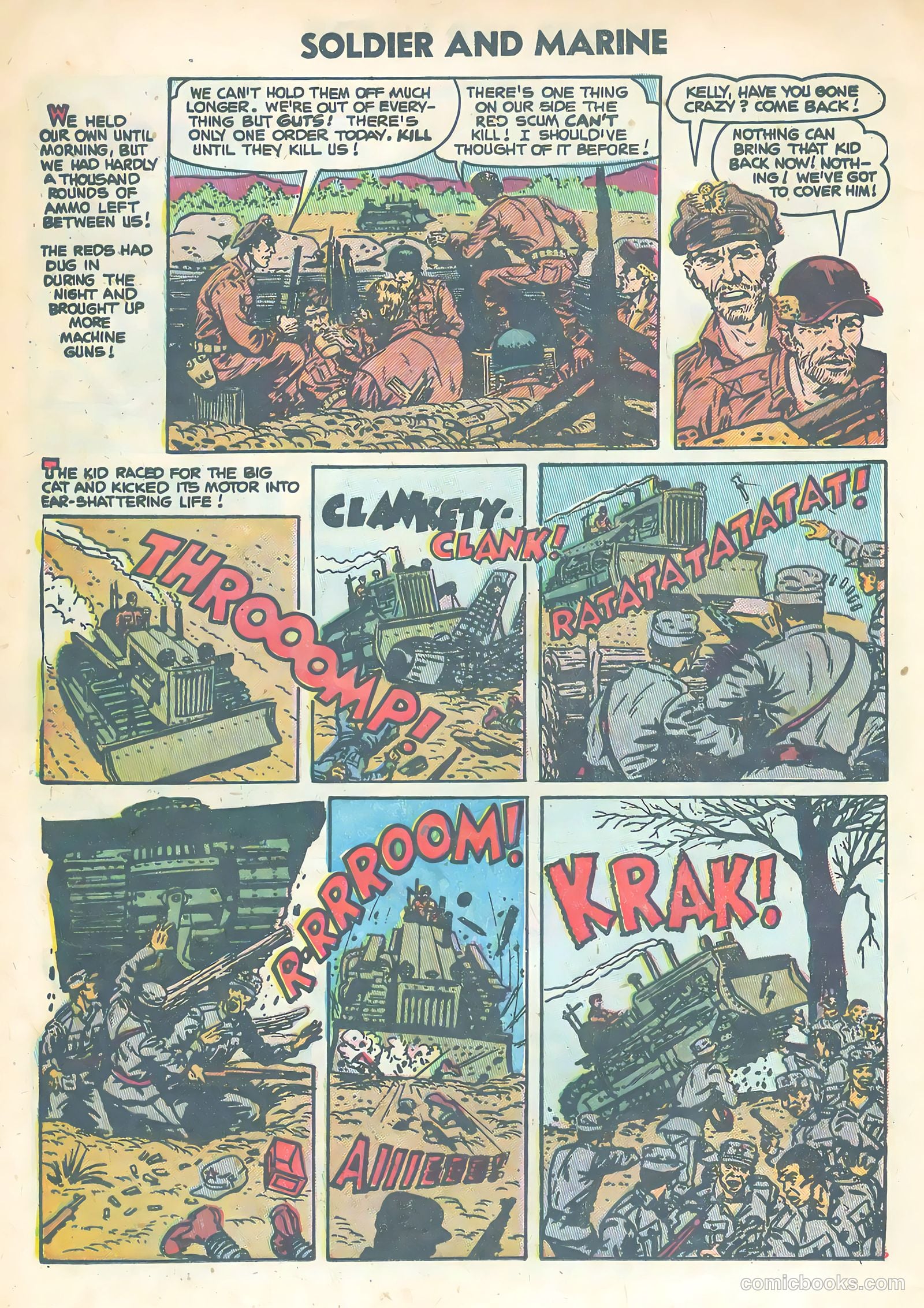 Soldier and Marine Comics #12 (1955) — page 23 of 35