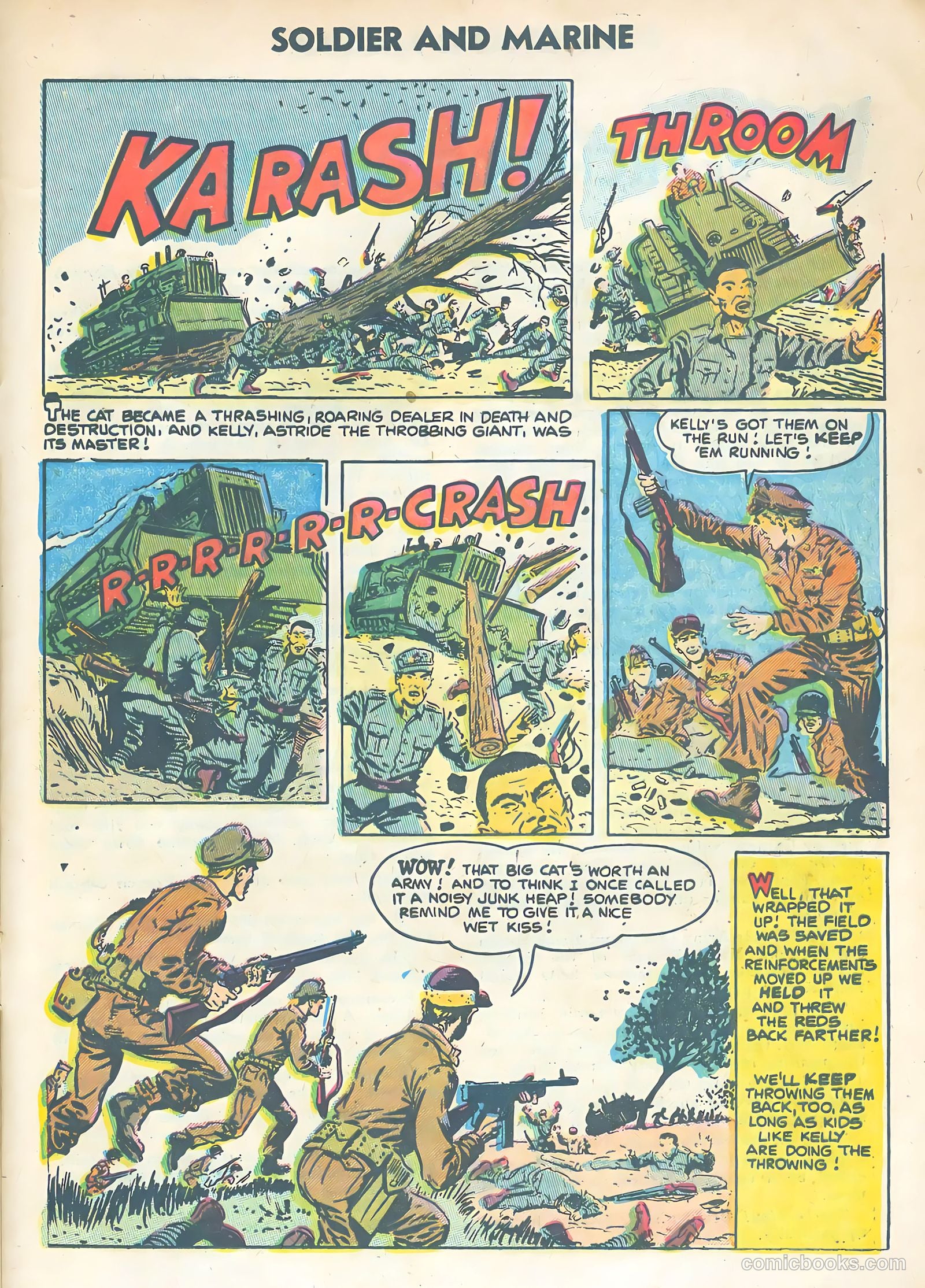 Soldier and Marine Comics #12 (1955) — page 24 of 35