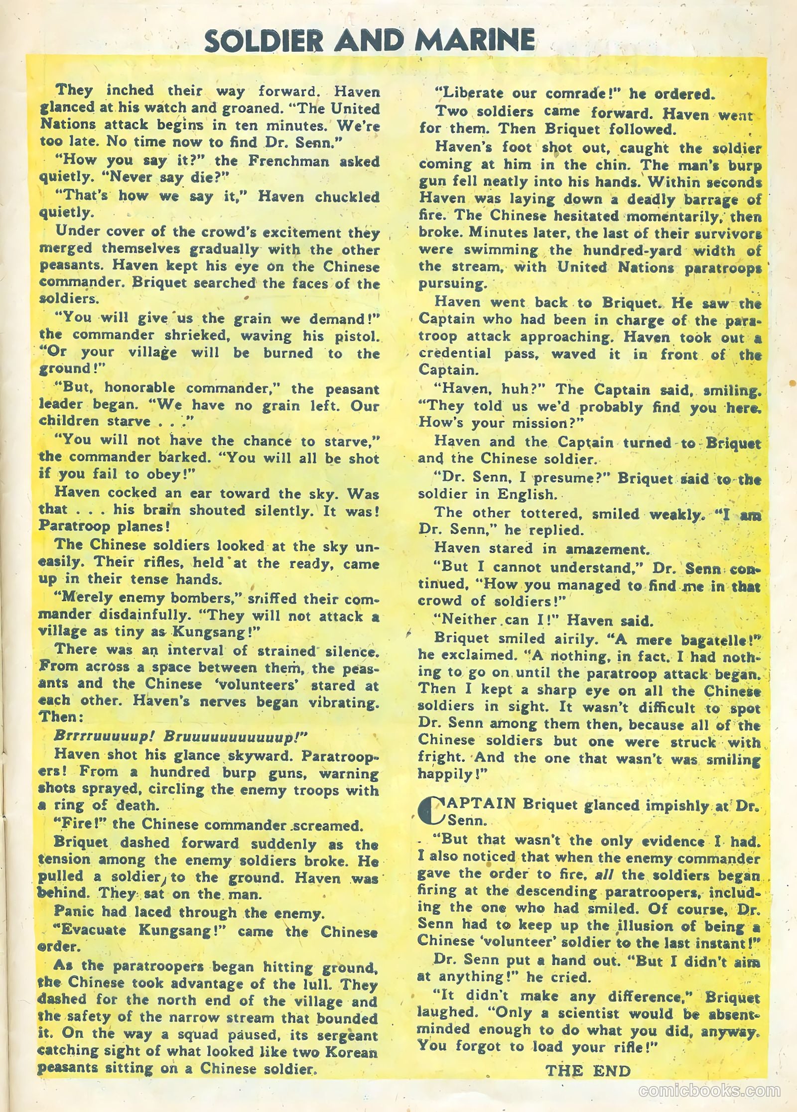Soldier and Marine Comics #12 (1955) — page 26 of 35