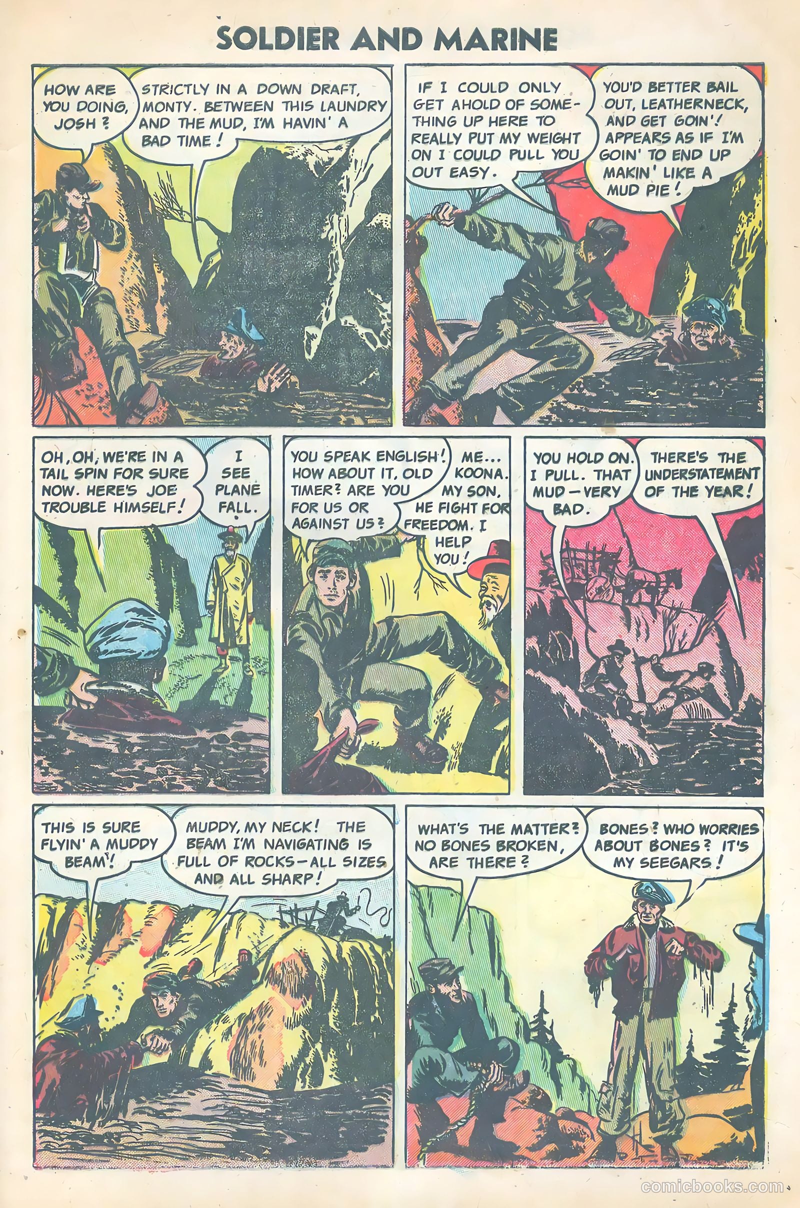 Soldier and Marine Comics #12 (1955) — page 28 of 35