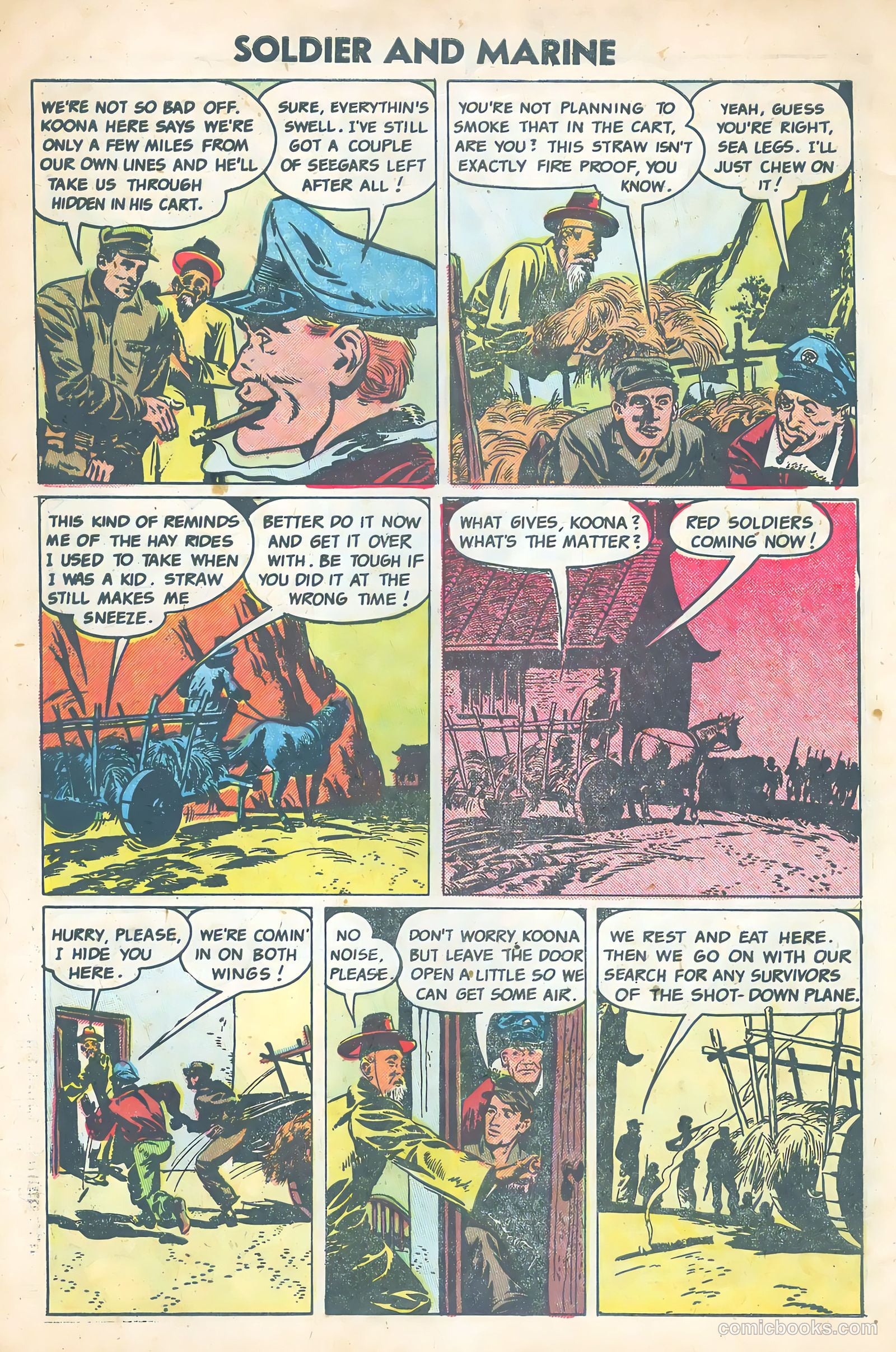 Soldier and Marine Comics #12 (1955) — page 29 of 35