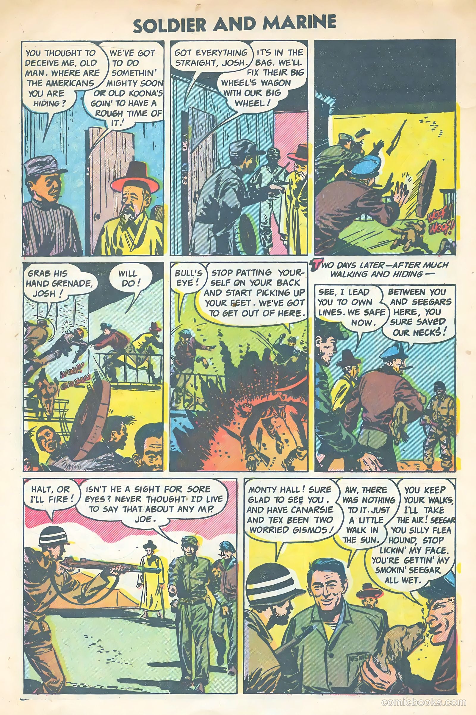 Soldier and Marine Comics #12 (1955) — page 31 of 35