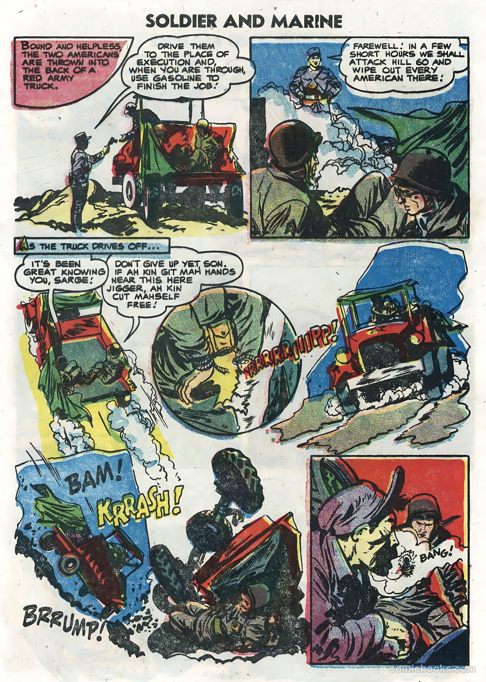 Soldier and Marine Comics #13 (1955) — page 9 of 36