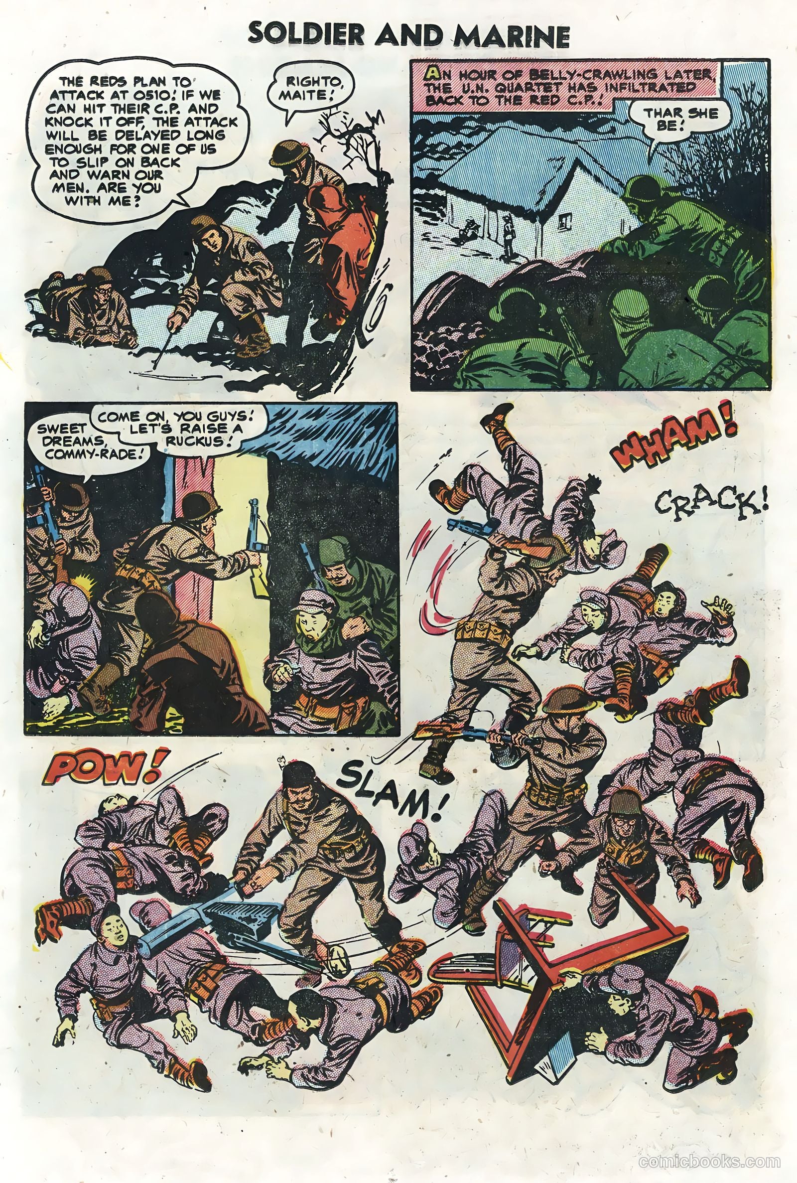 Soldier and Marine Comics #13 (1955) — page 11 of 36
