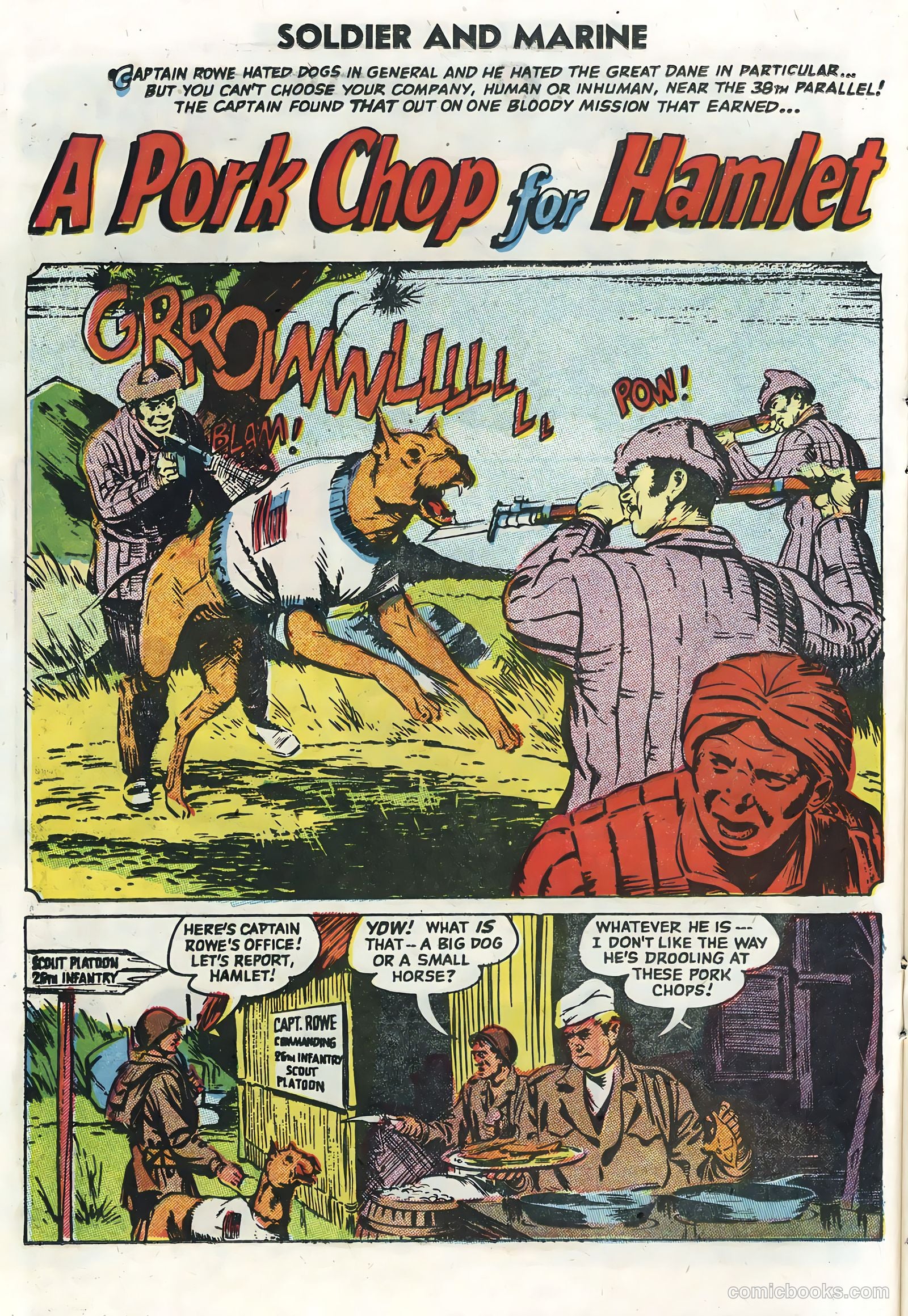 Soldier and Marine Comics #13 (1955) — page 14 of 36