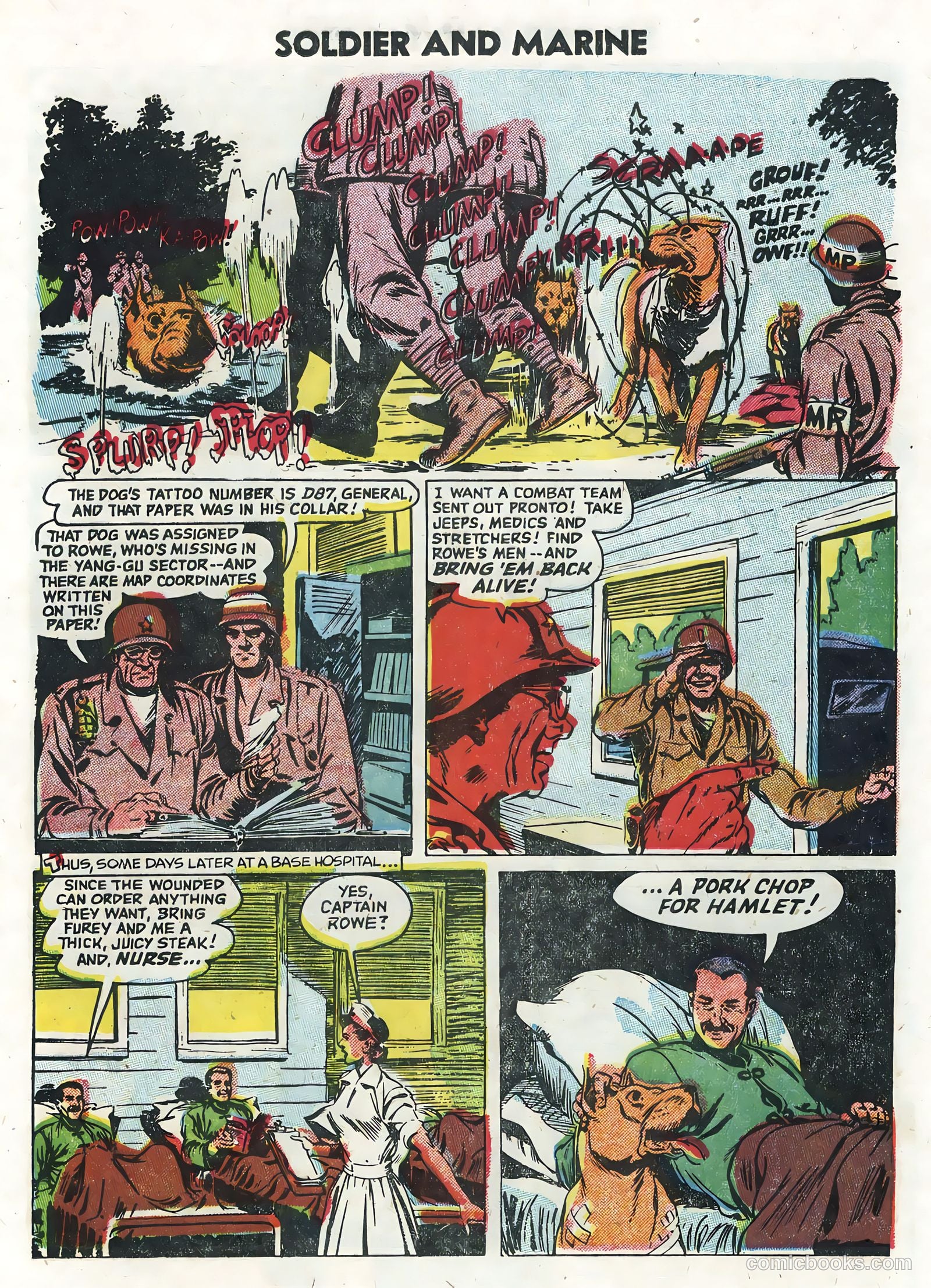 Soldier and Marine Comics #13 (1955) — page 24 of 36
