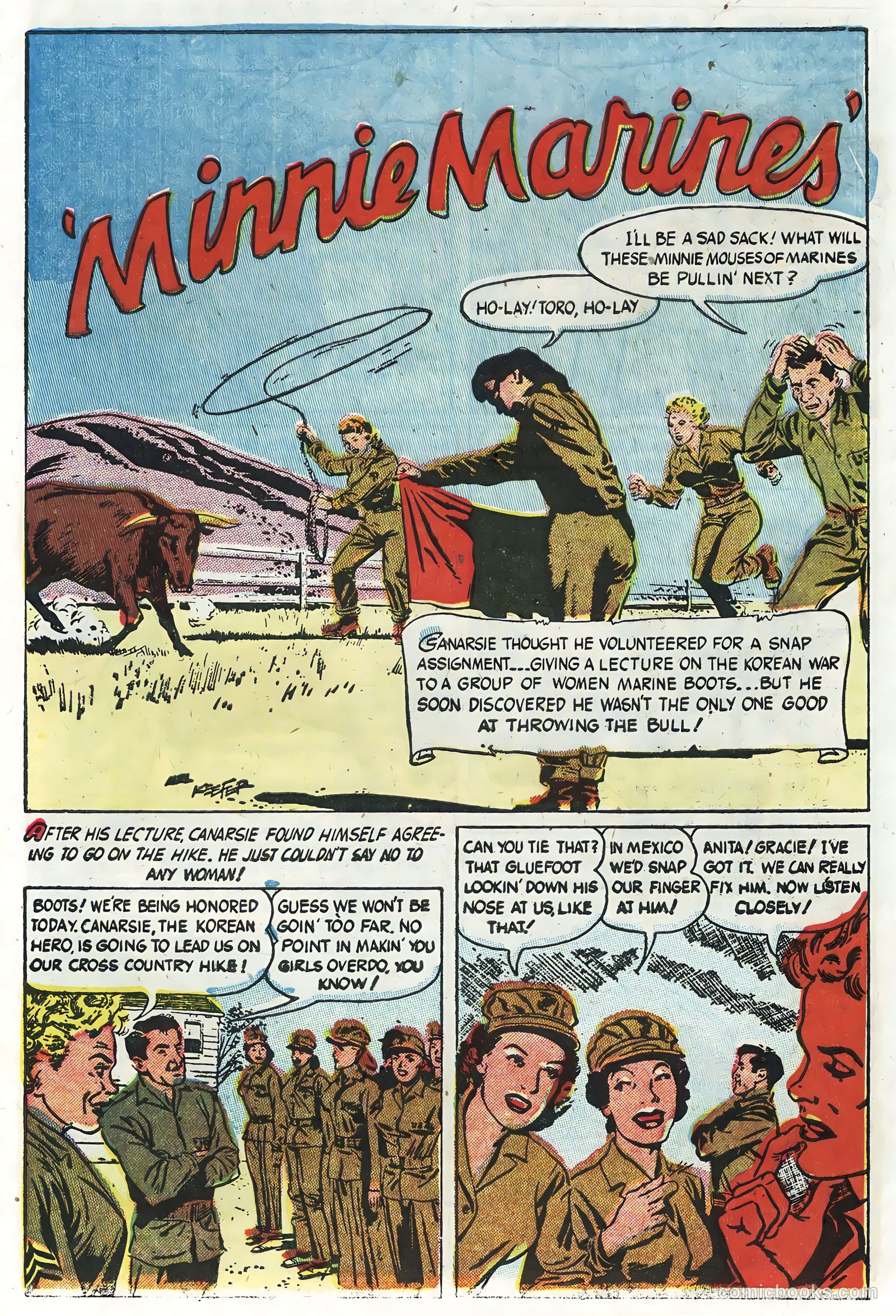 Soldier and Marine Comics #13 (1955) — page 27 of 36