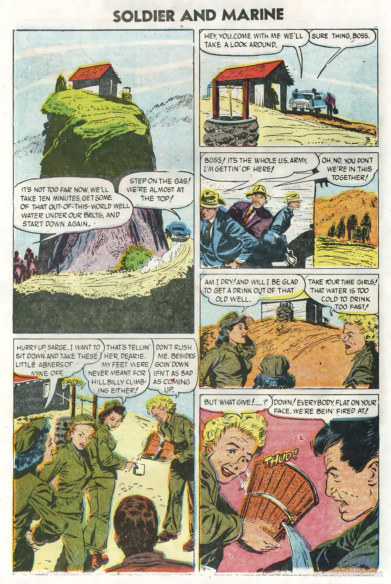 Soldier and Marine Comics #13 (1955) — page 30 of 36