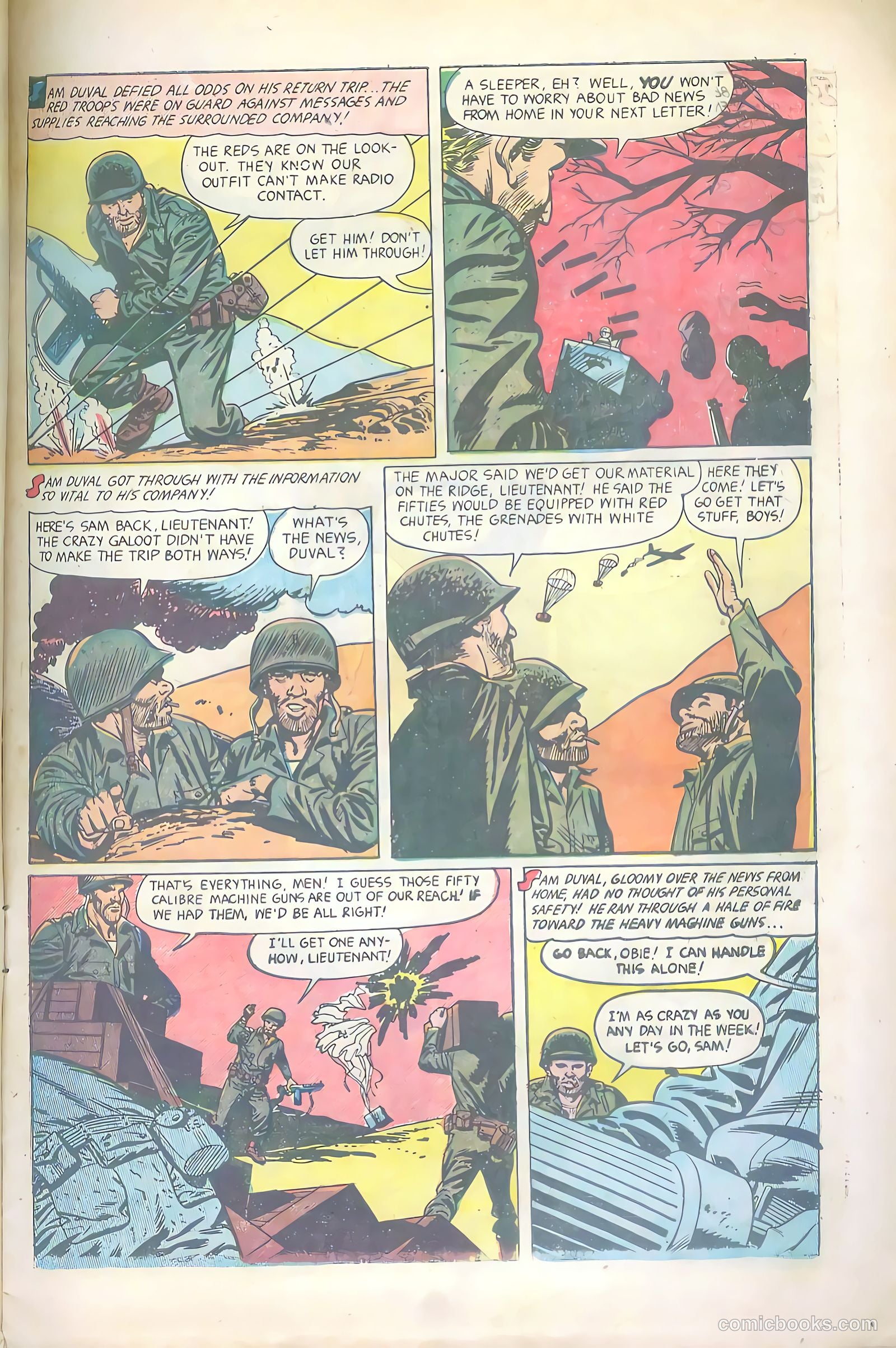 Soldier and Marine Comics #14 (1955) — page 9 of 36