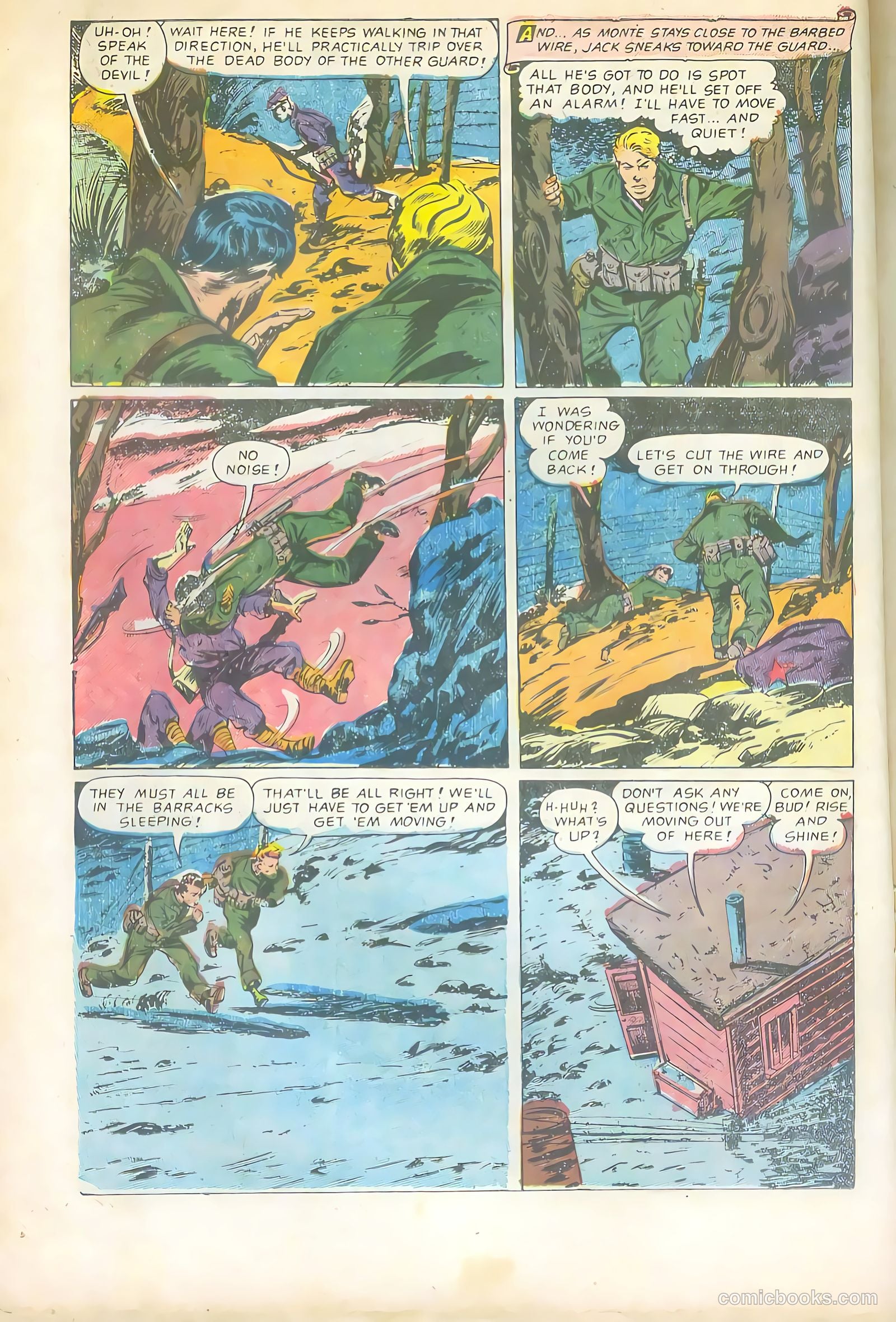 Soldier and Marine Comics #14 (1955) — page 14 of 36