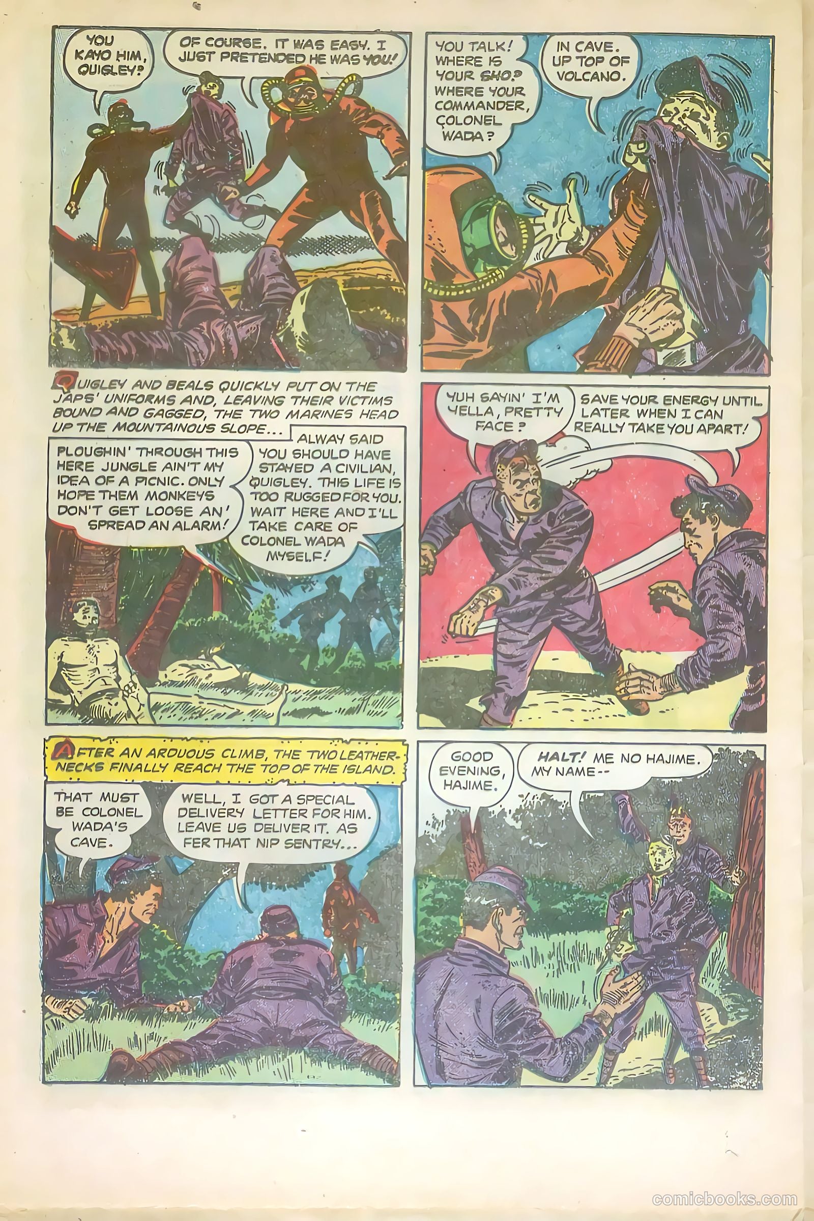 Soldier and Marine Comics #14 (1955) — page 24 of 36