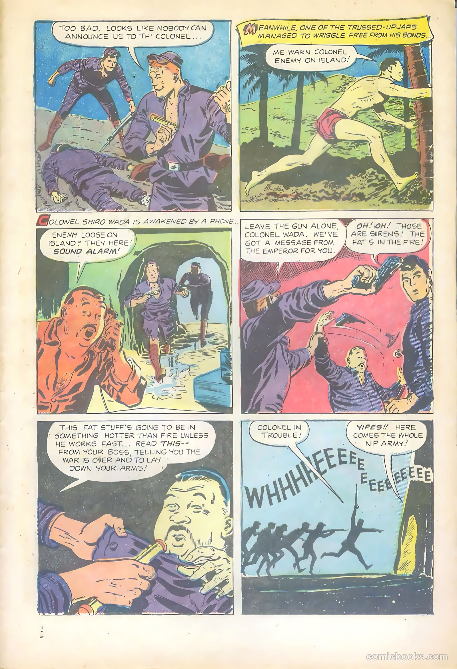 Soldier and Marine Comics #14 (1955) — page 25 of 36