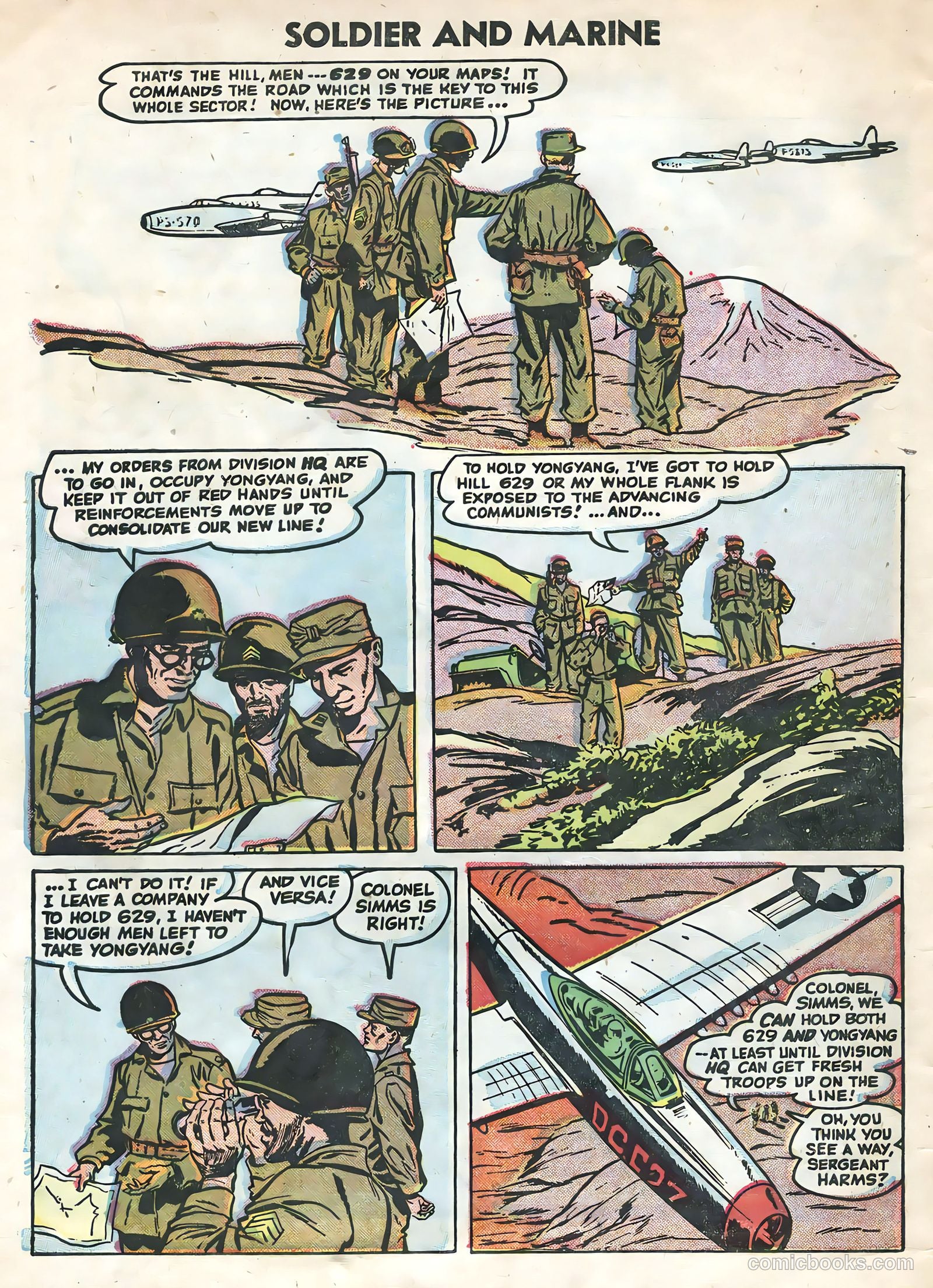 Soldier and Marine Comics #15 (1955) — page 4 of 36