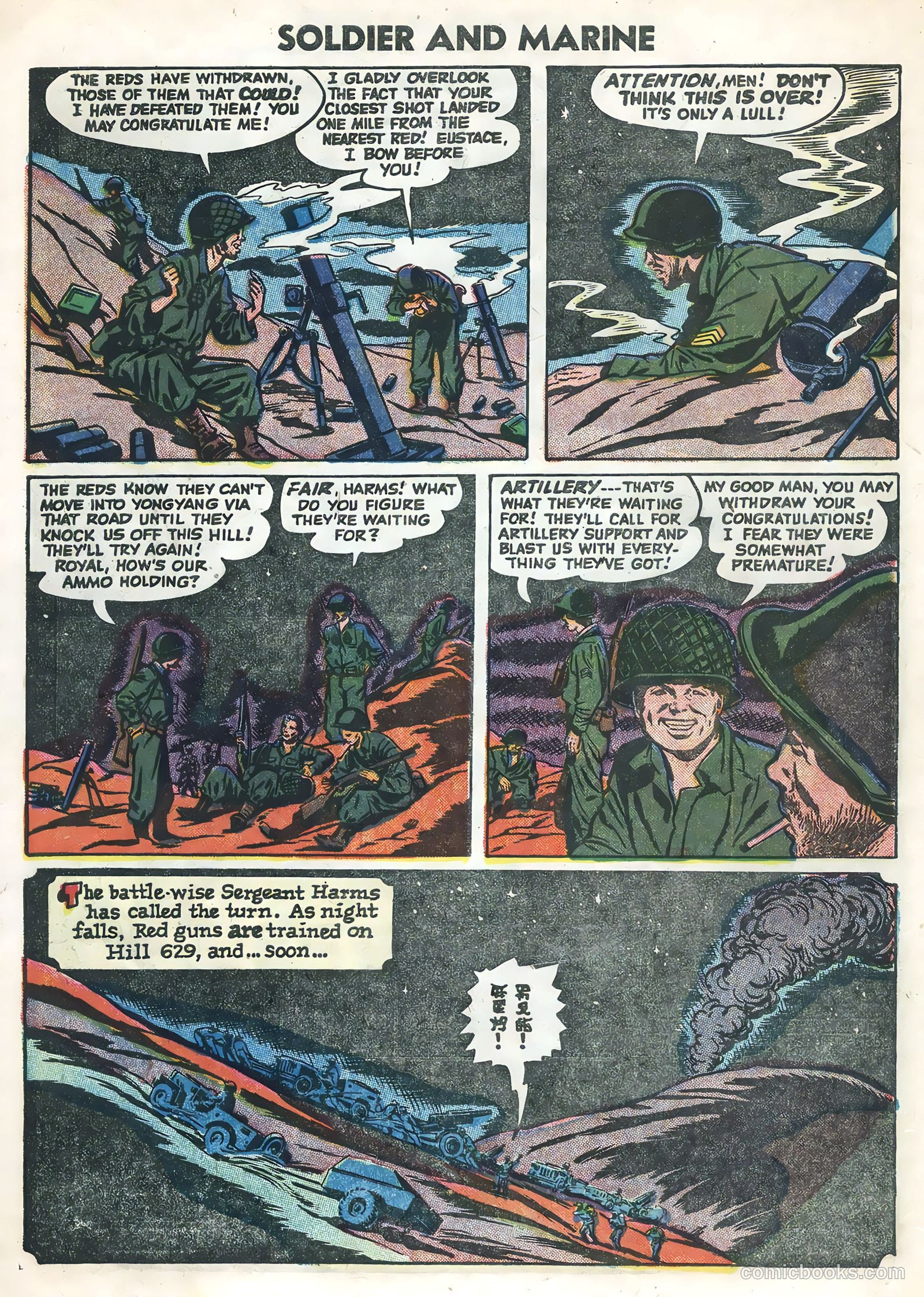 Soldier and Marine Comics #15 (1955) — page 10 of 36