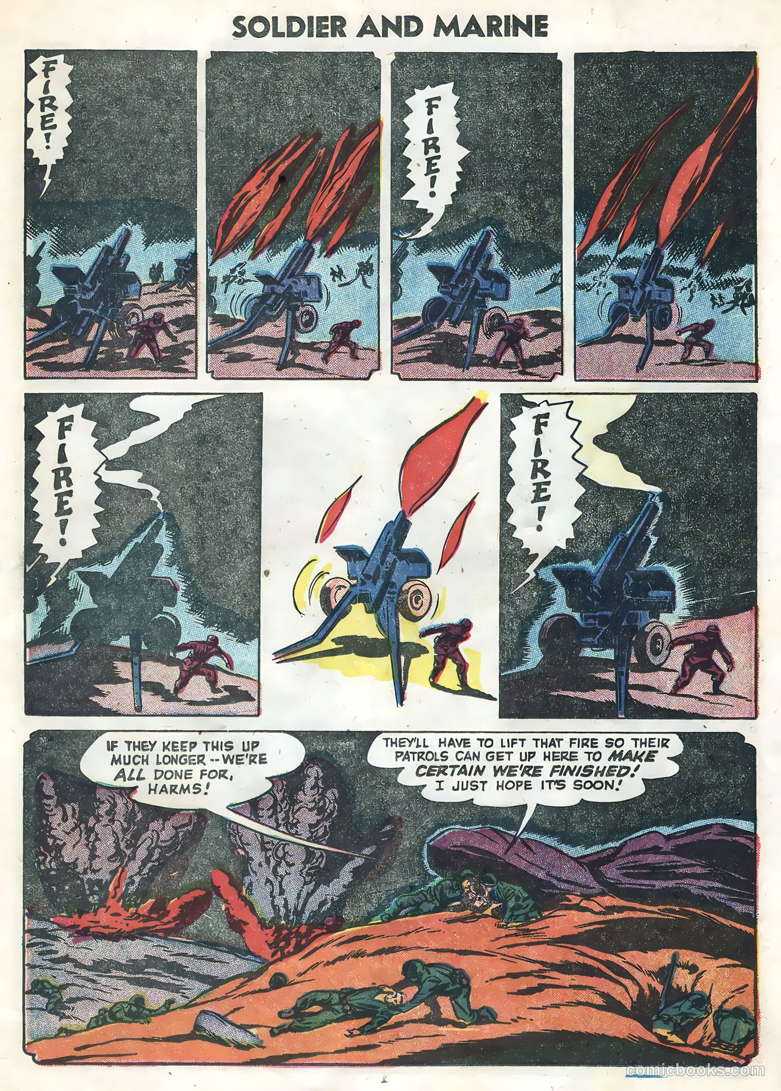 Soldier and Marine Comics #15 (1955) — page 11 of 36