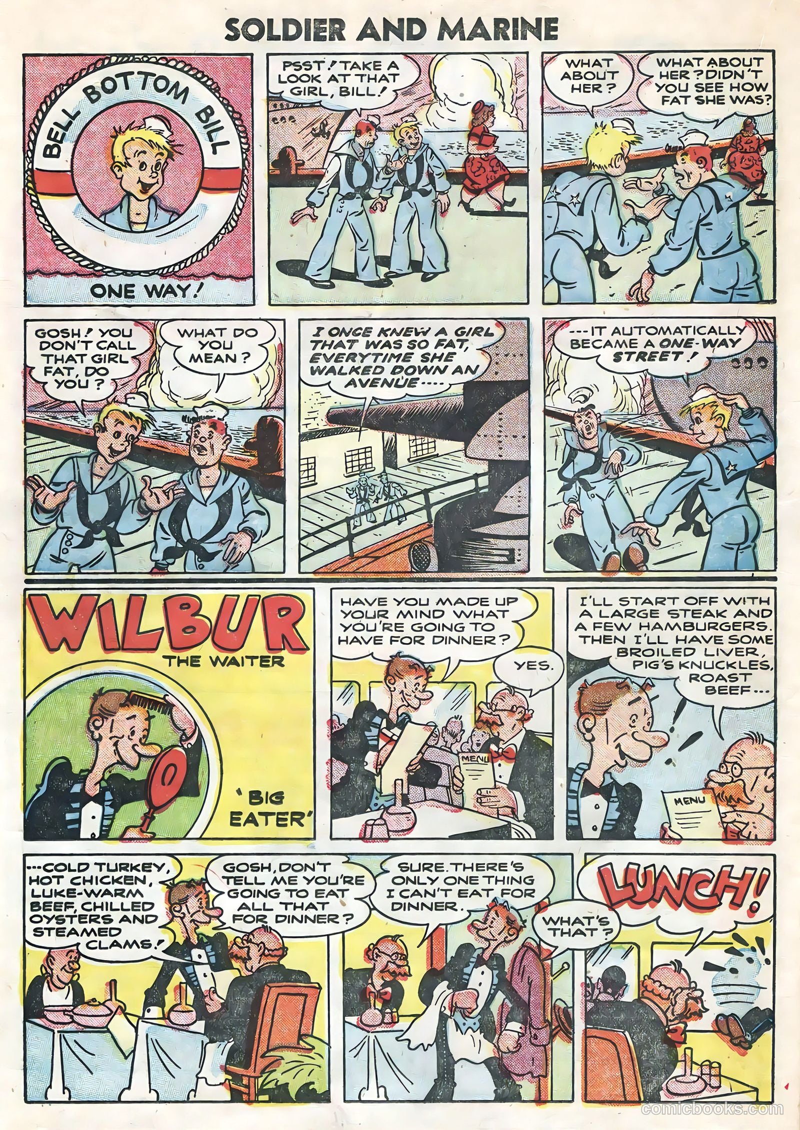 Soldier and Marine Comics #15 (1955) — page 16 of 36