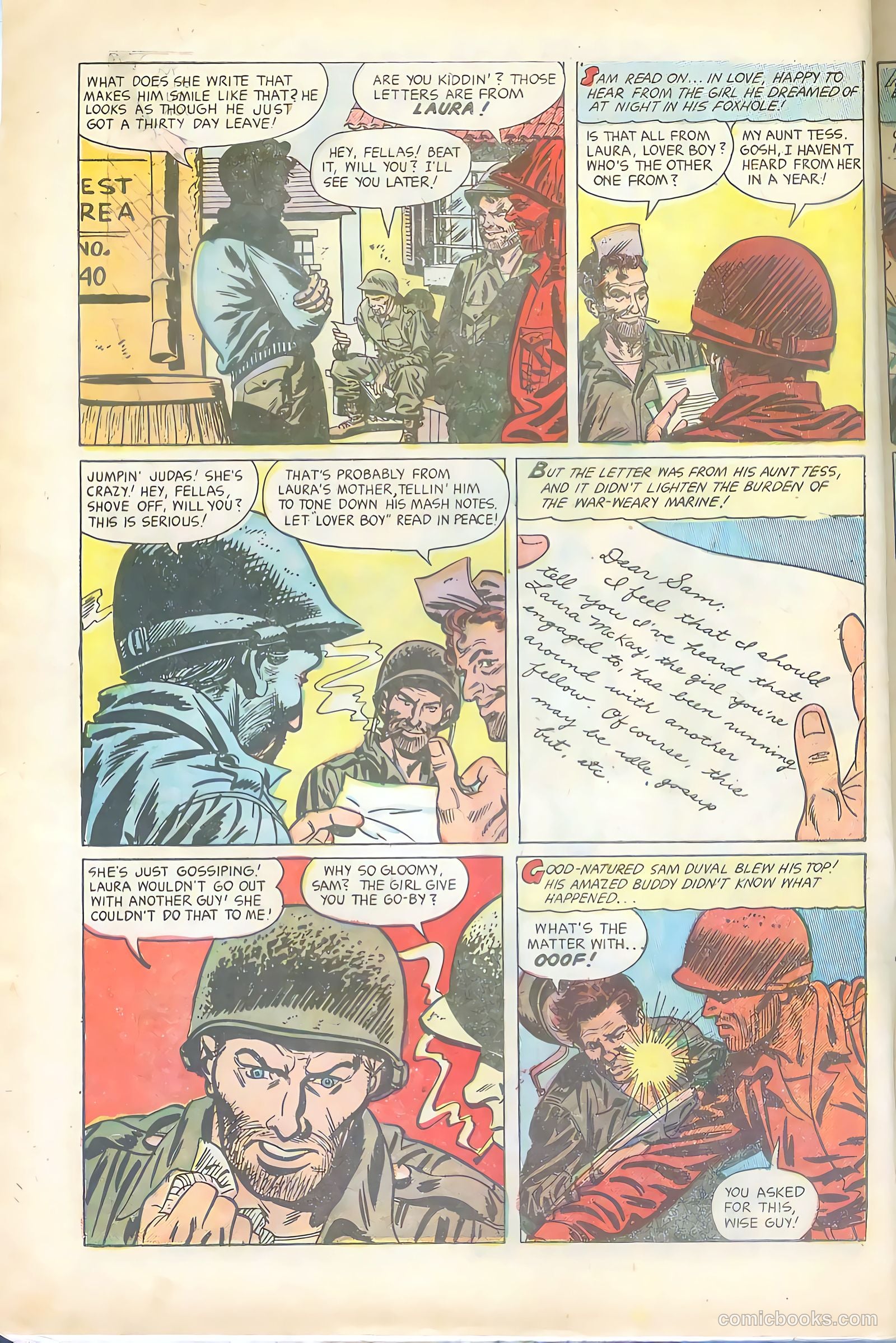 Soldier and Marine Comics #9 (1956) — page 4 of 36