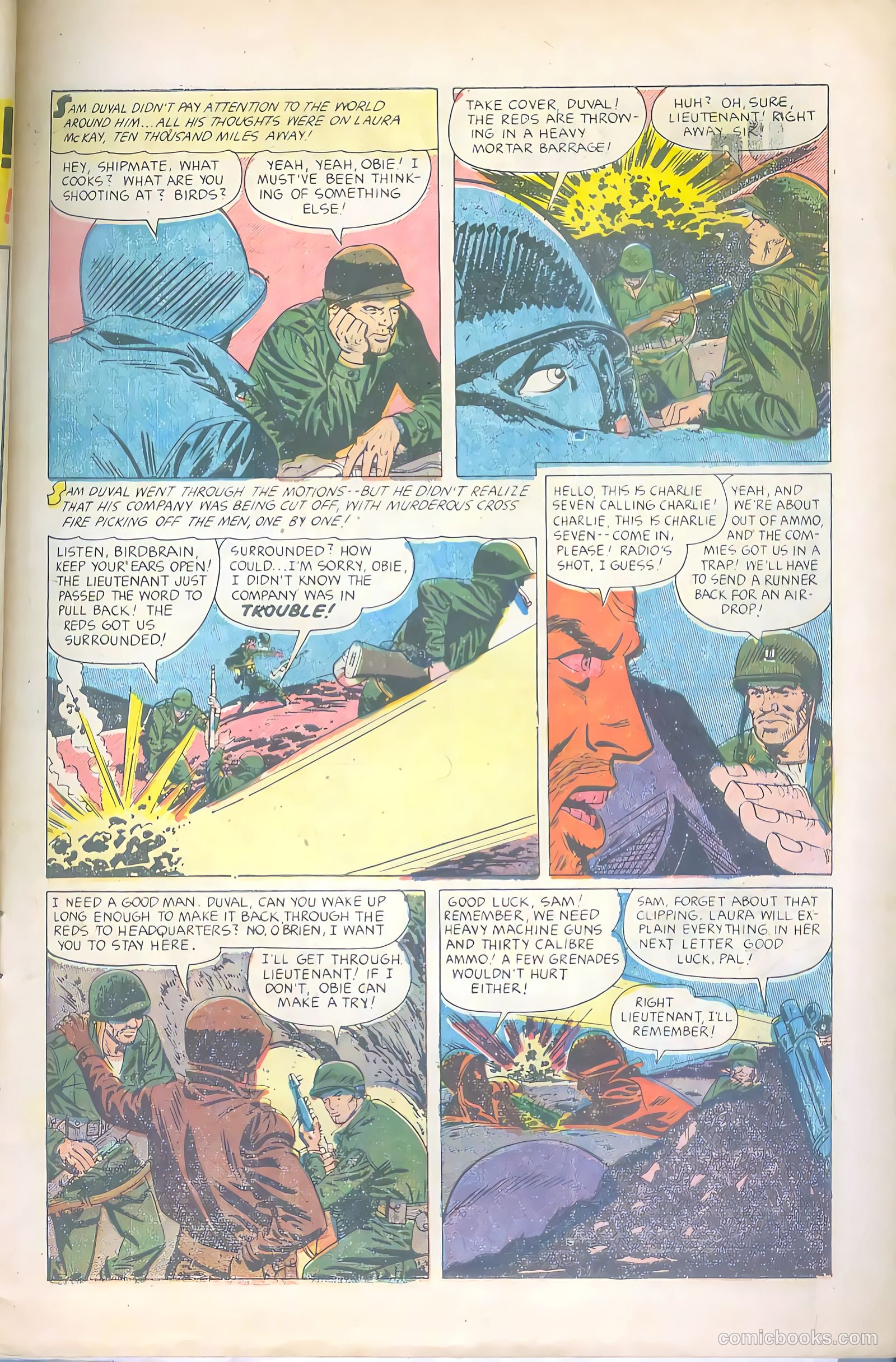 Soldier and Marine Comics #9 (1956) — page 7 of 36
