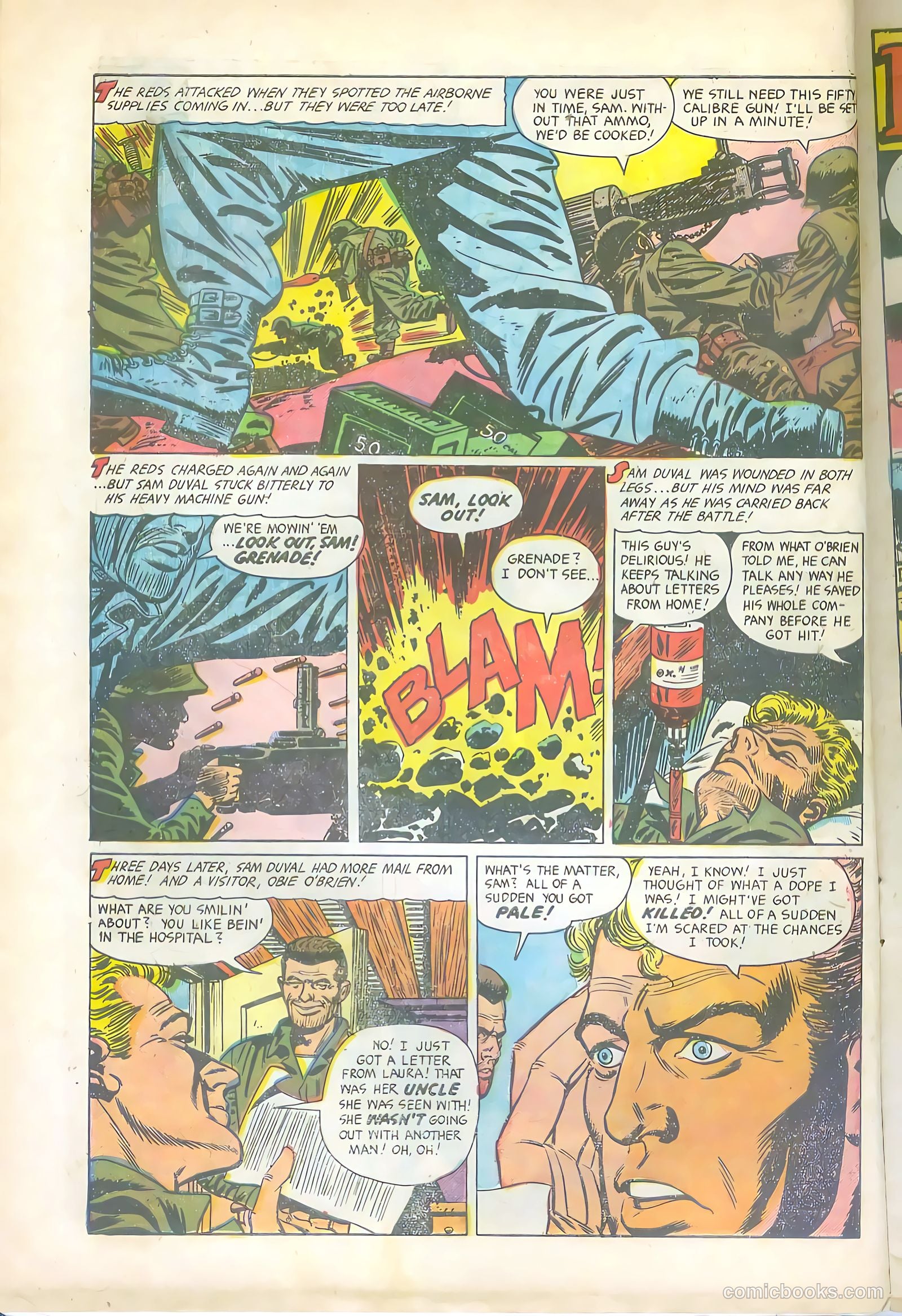 Soldier and Marine Comics #9 (1956) — page 10 of 36