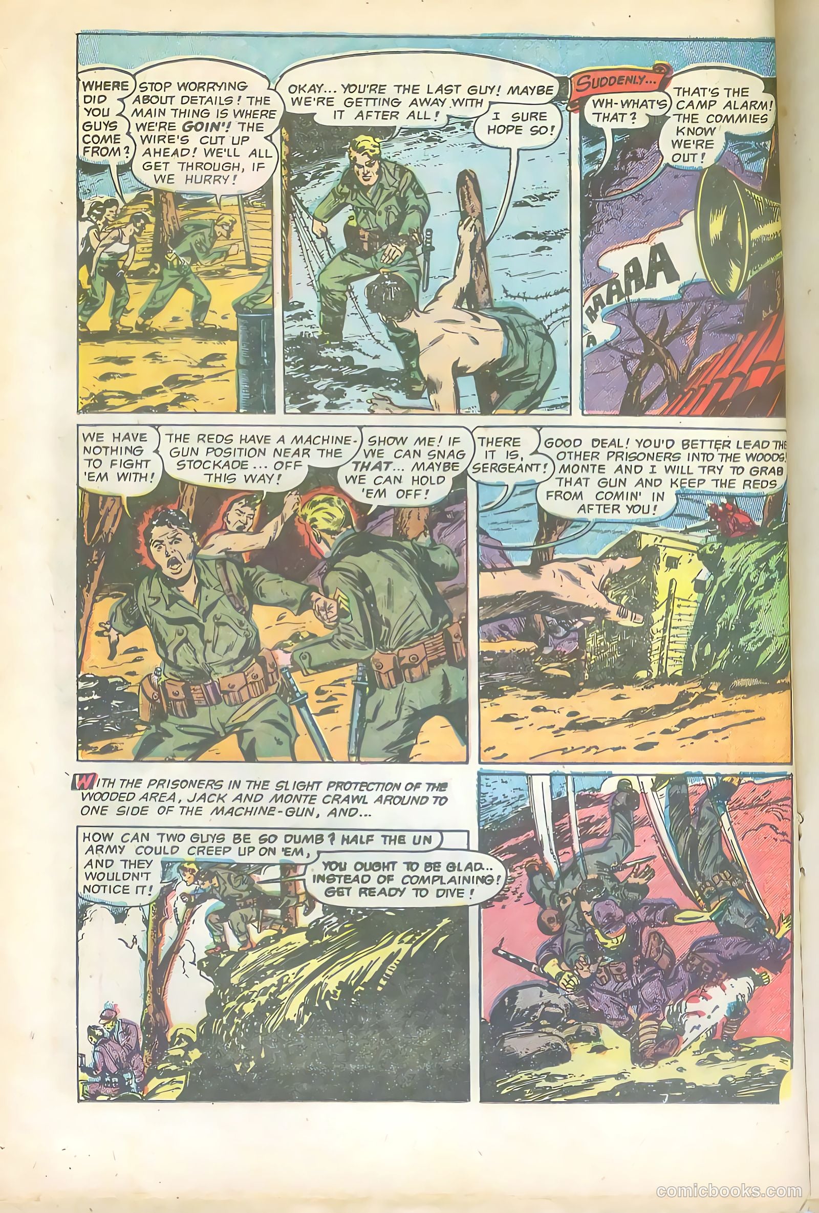 Soldier and Marine Comics #9 (1956) — page 16 of 36