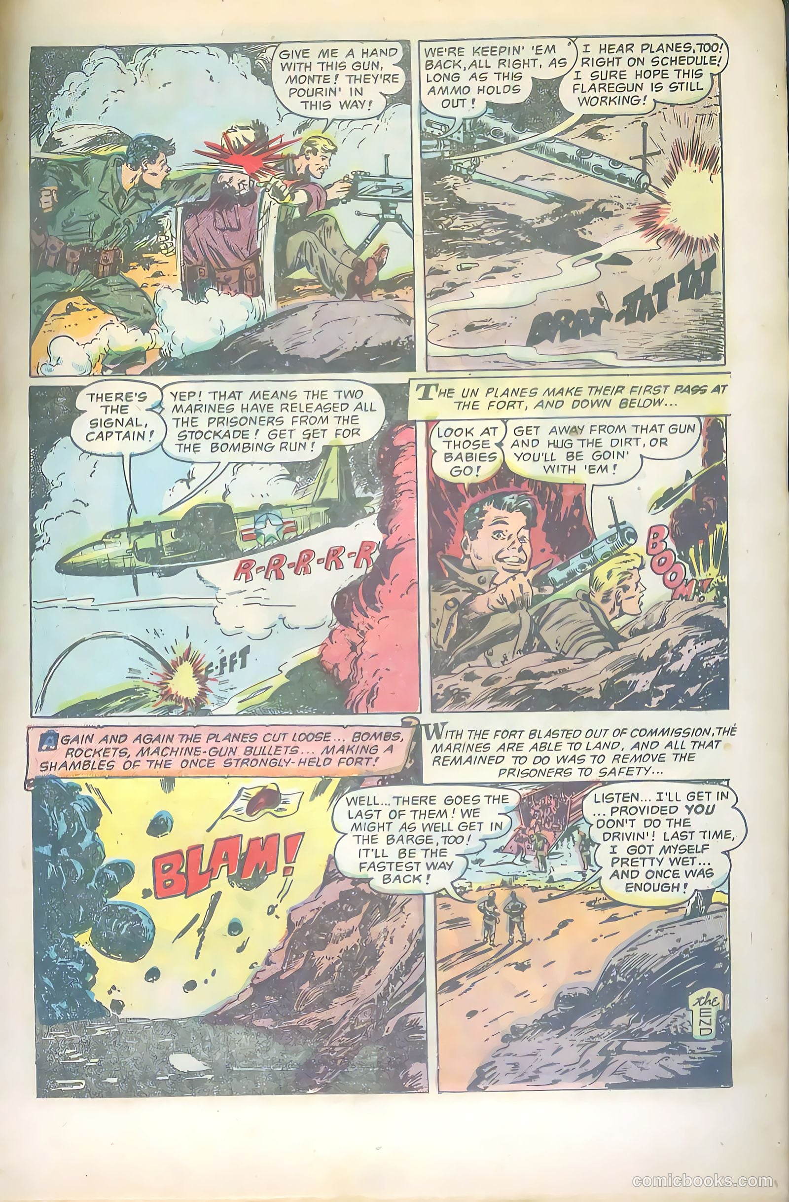 Soldier and Marine Comics #9 (1956) — page 17 of 36