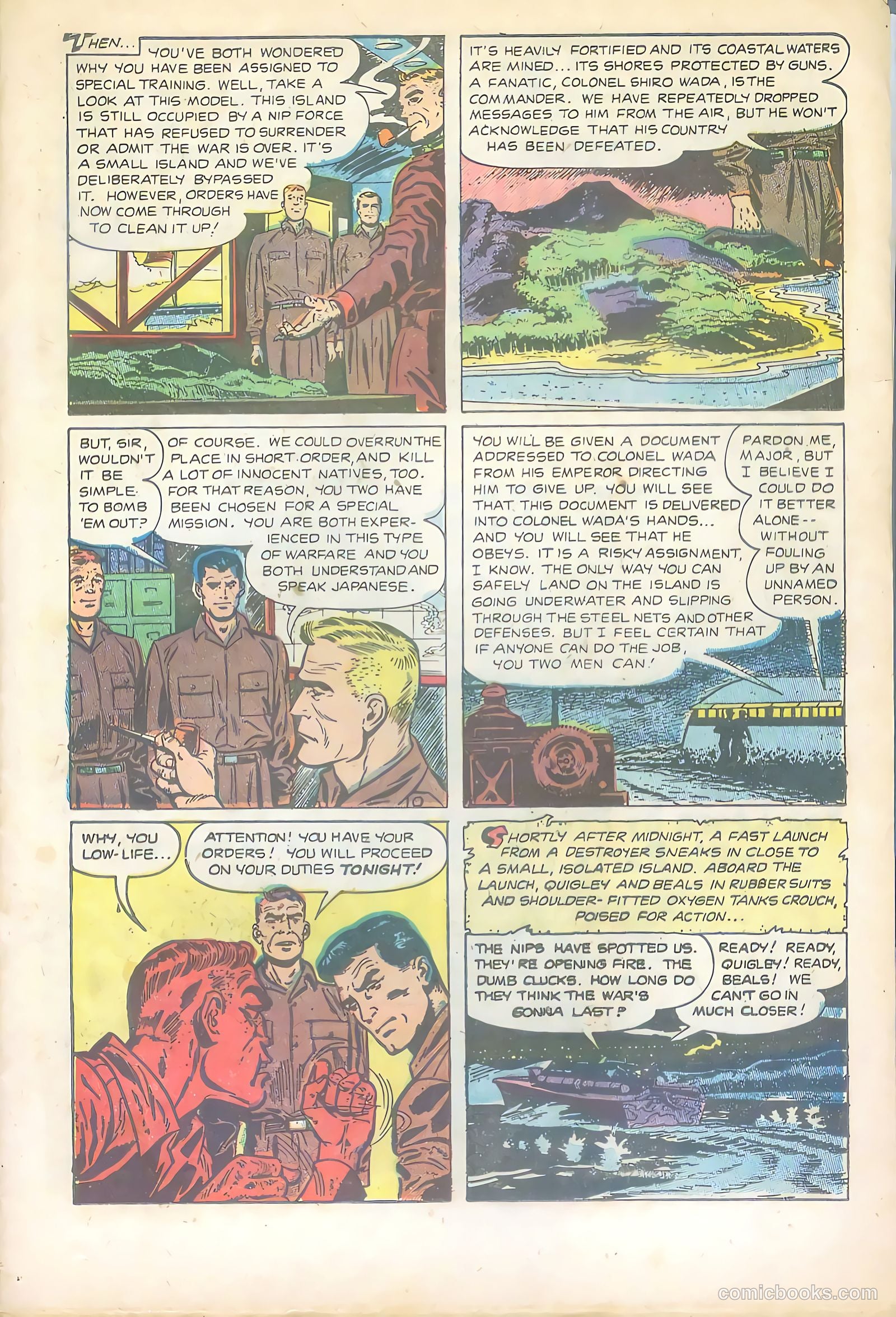 Soldier and Marine Comics #9 (1956) — page 21 of 36