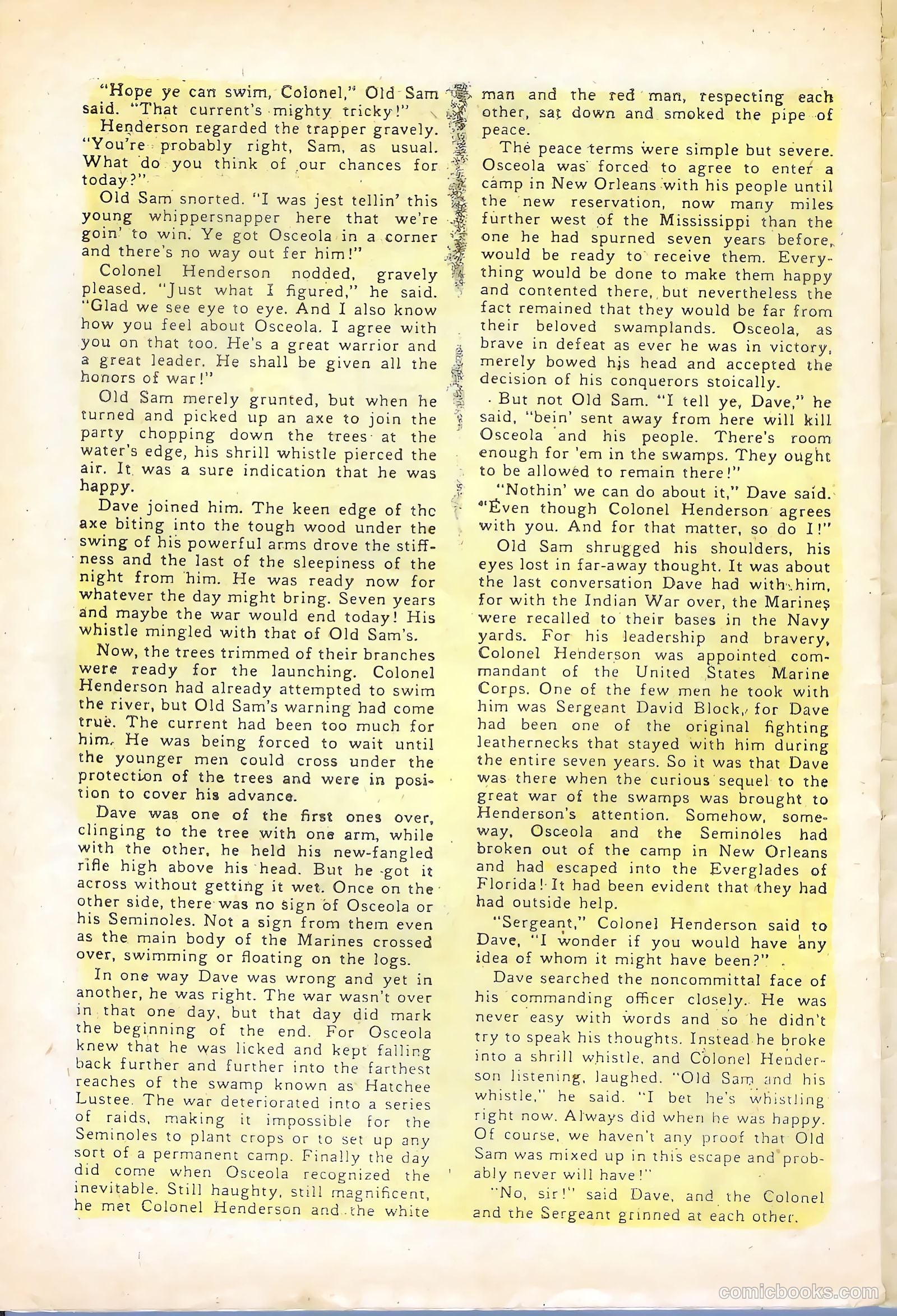 Soldier and Marine Comics #9 (1956) — page 30 of 36