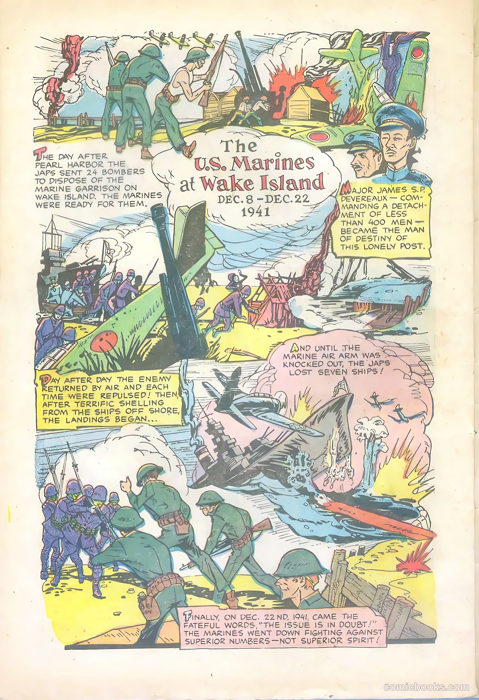 Soldier and Marine Comics #9 (1956) — page 32 of 36