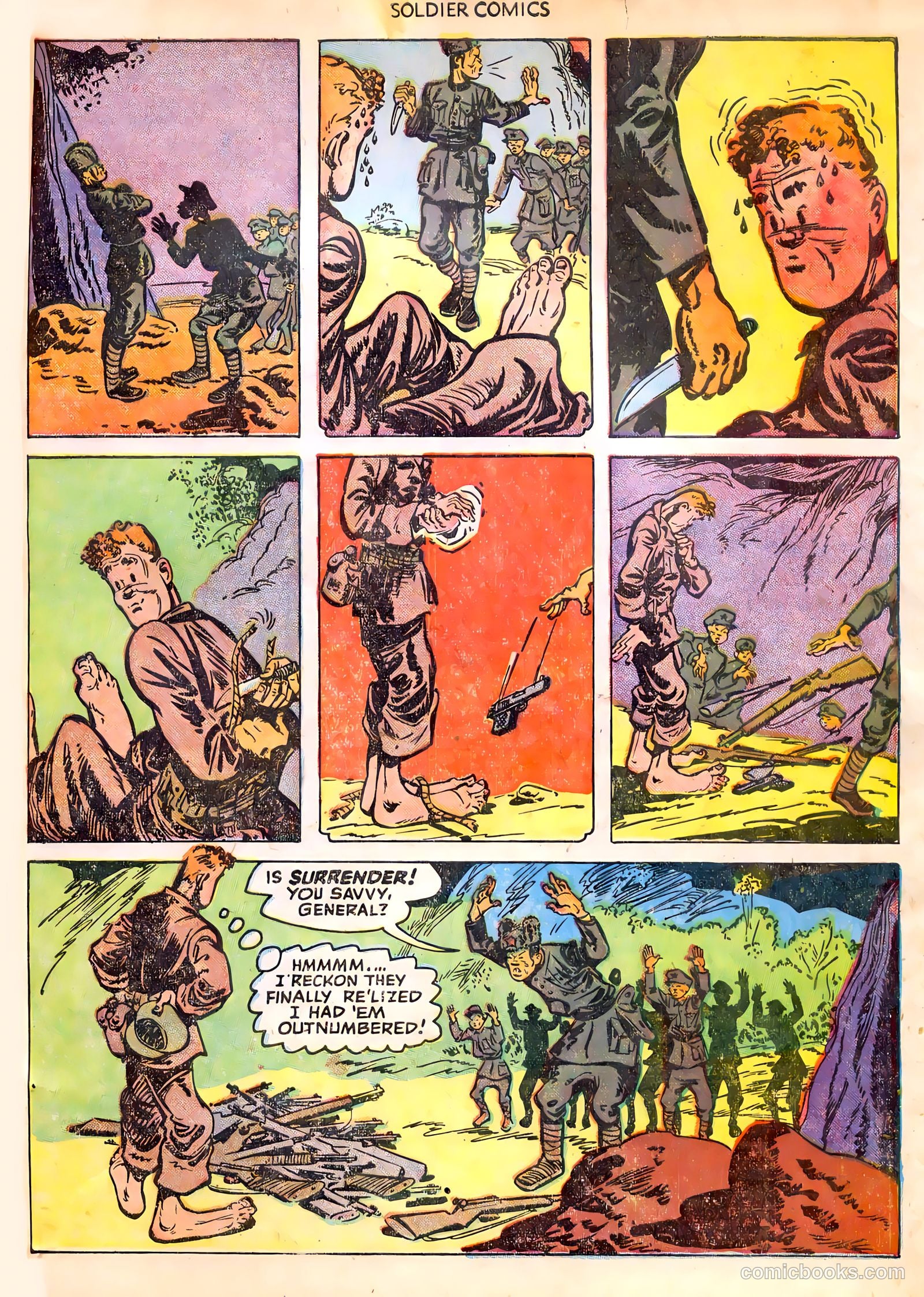 Soldier Comics #1 (1952) — page 34 of 37