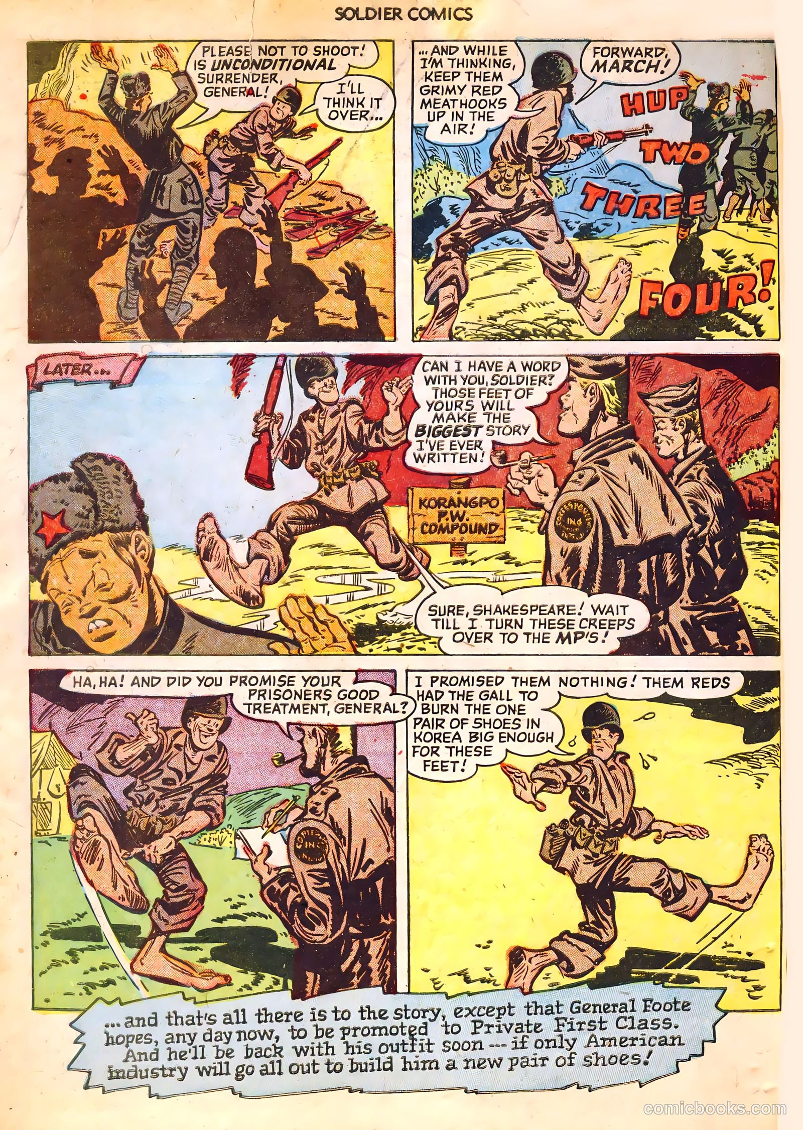 Soldier Comics #1 (1952) — page 35 of 37