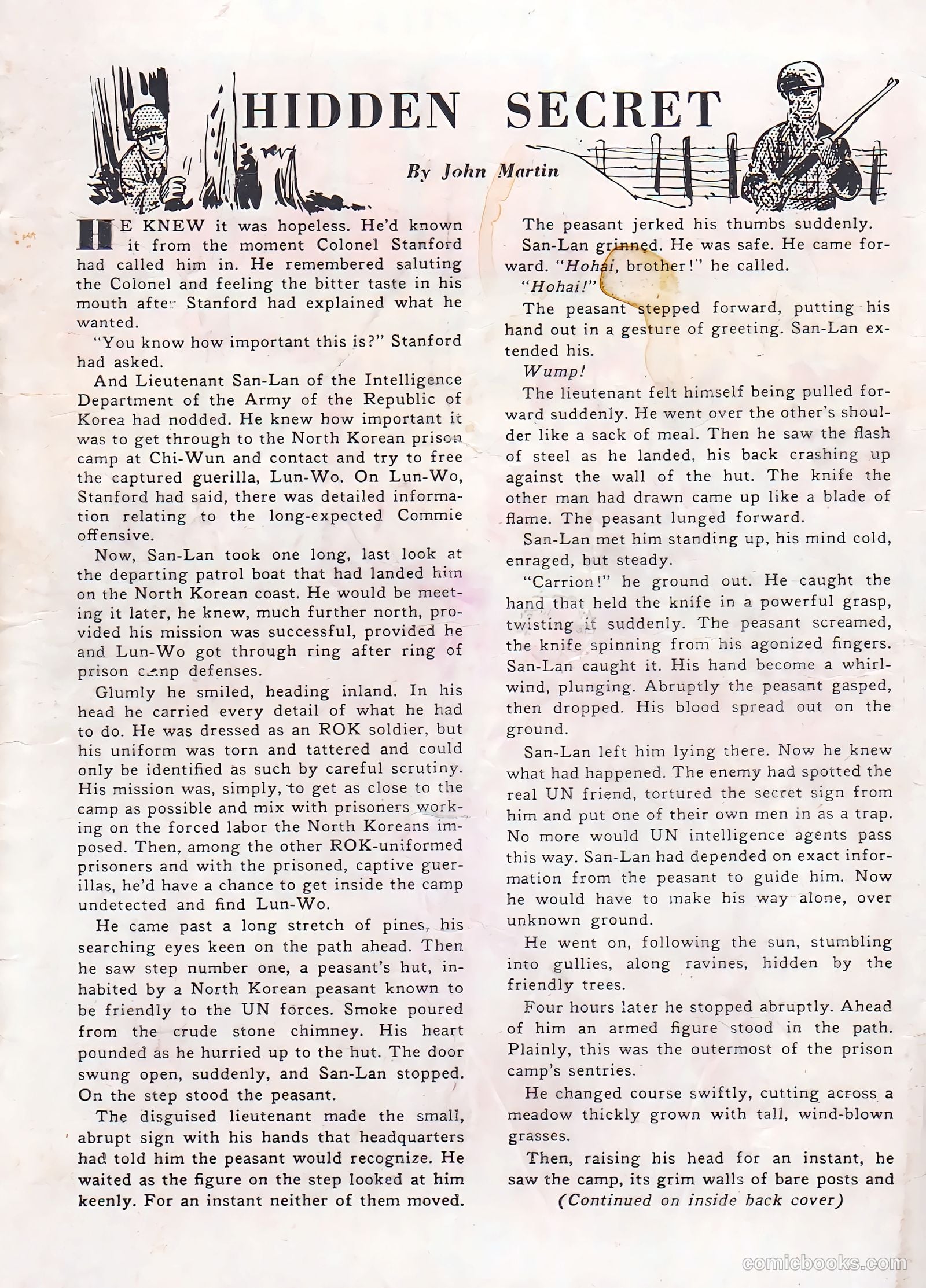 Soldier Comics #10 (1953) — page 2 of 36