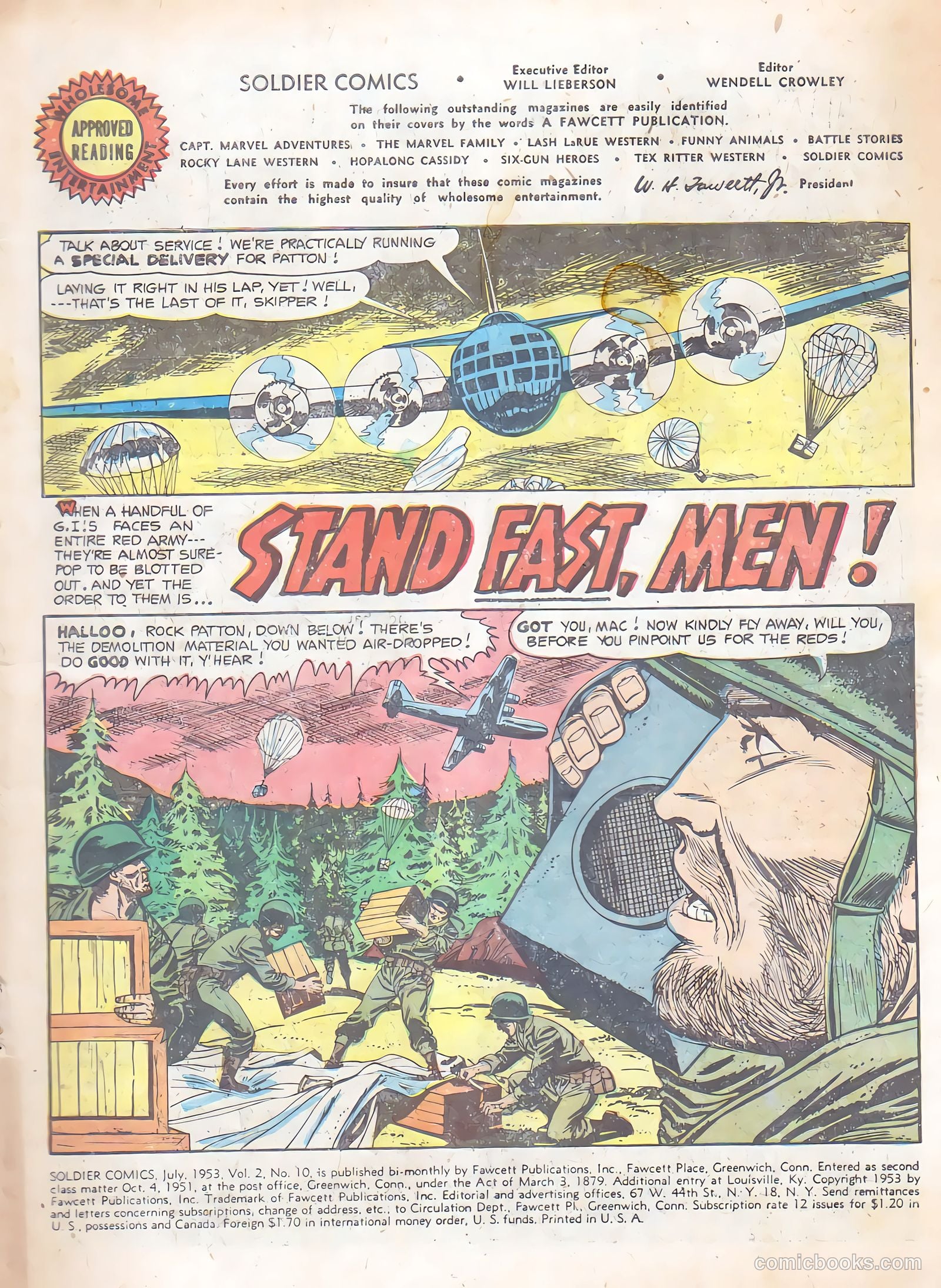 Soldier Comics #10 (1953) — page 3 of 36
