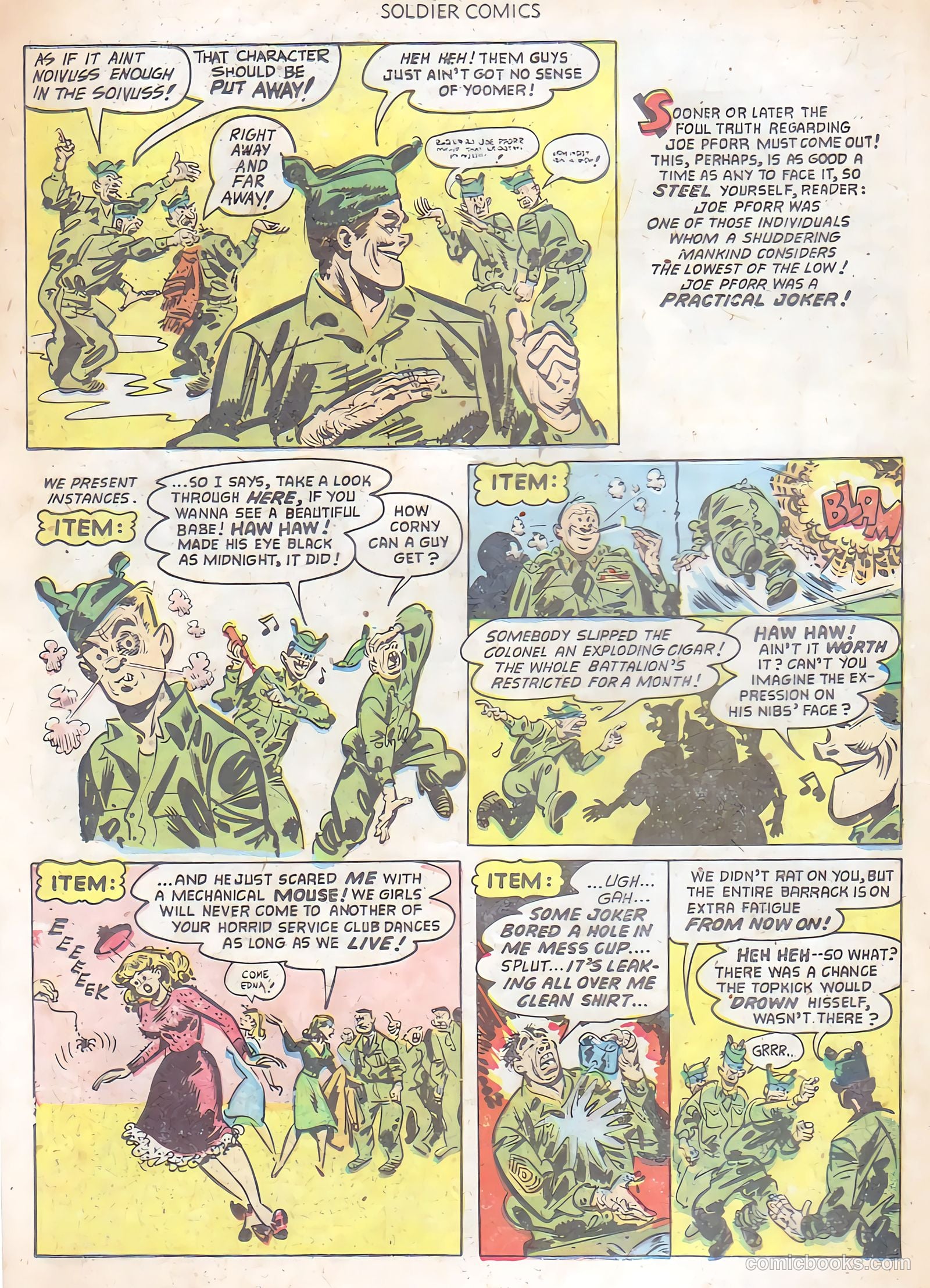 Soldier Comics #10 (1953) — page 14 of 36